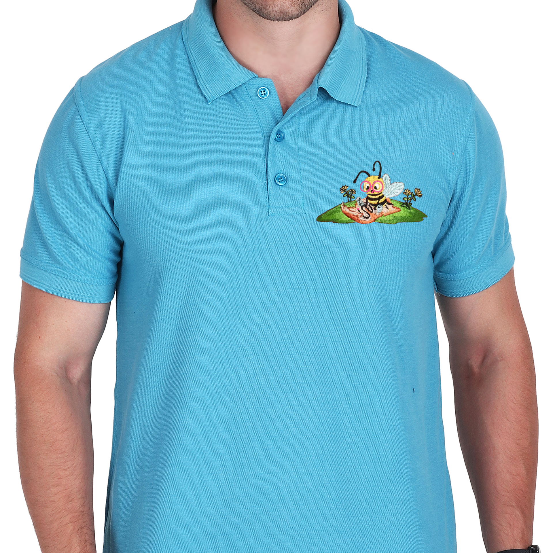 Embroidered T-Shirt - Bumble