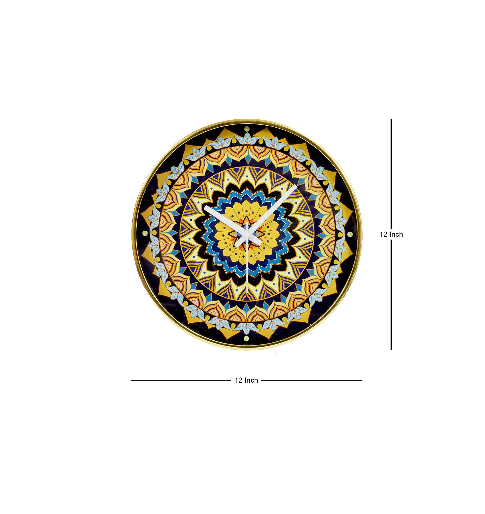 Wall Clock -Mandala