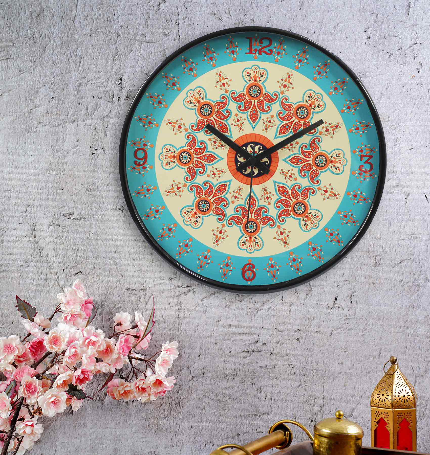 Wall Clock -Paisley