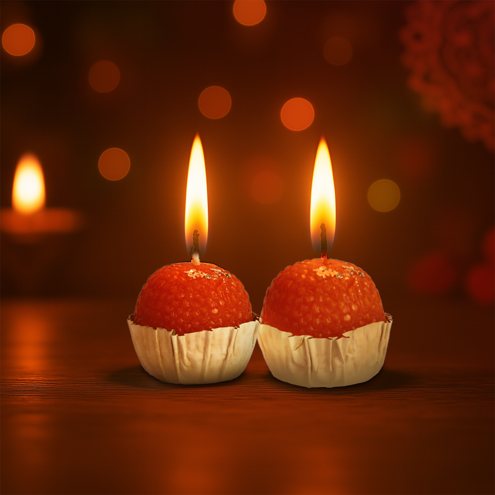 Glass Candle Votives X Laddoo Candles