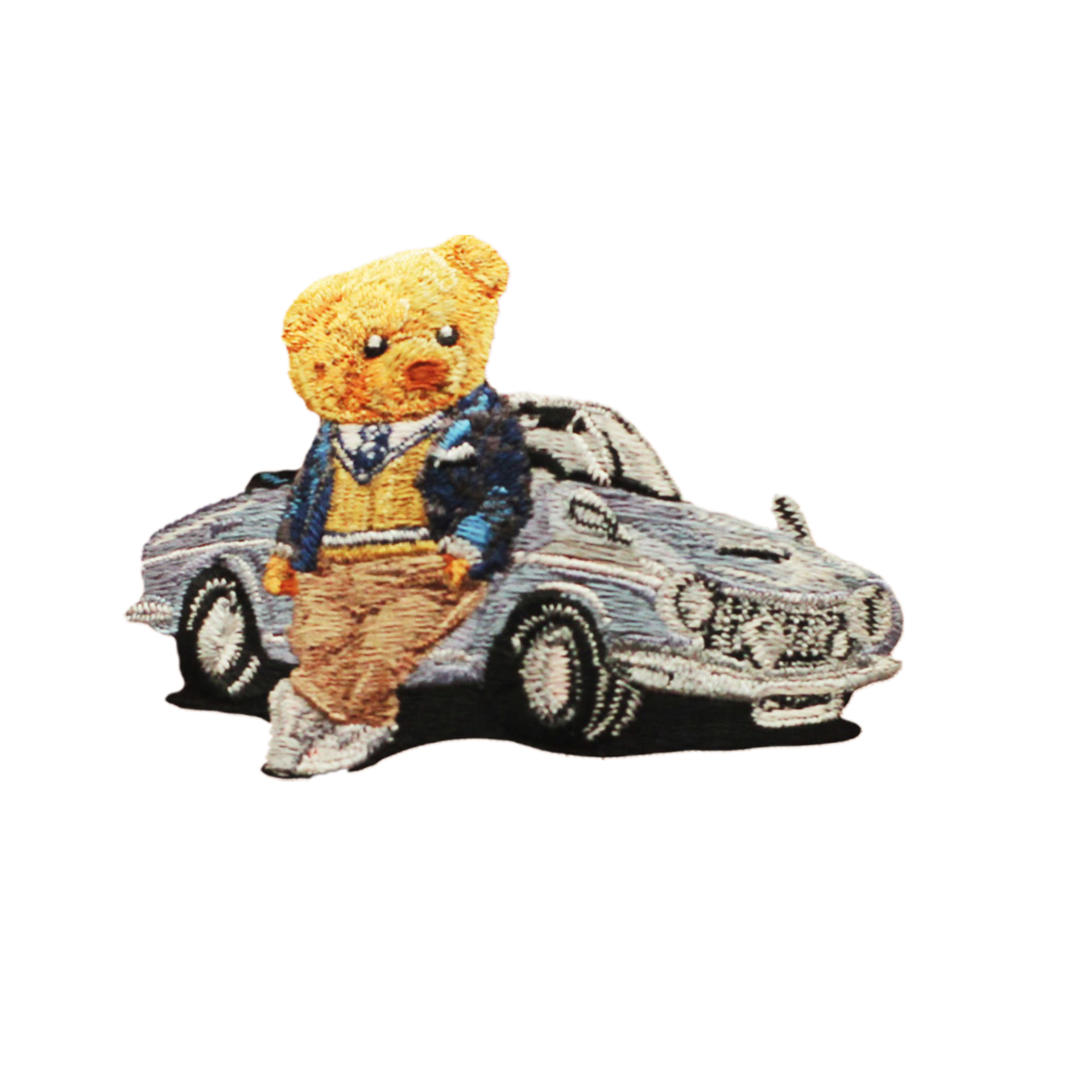 Embroidered T-Shirt - Car bear