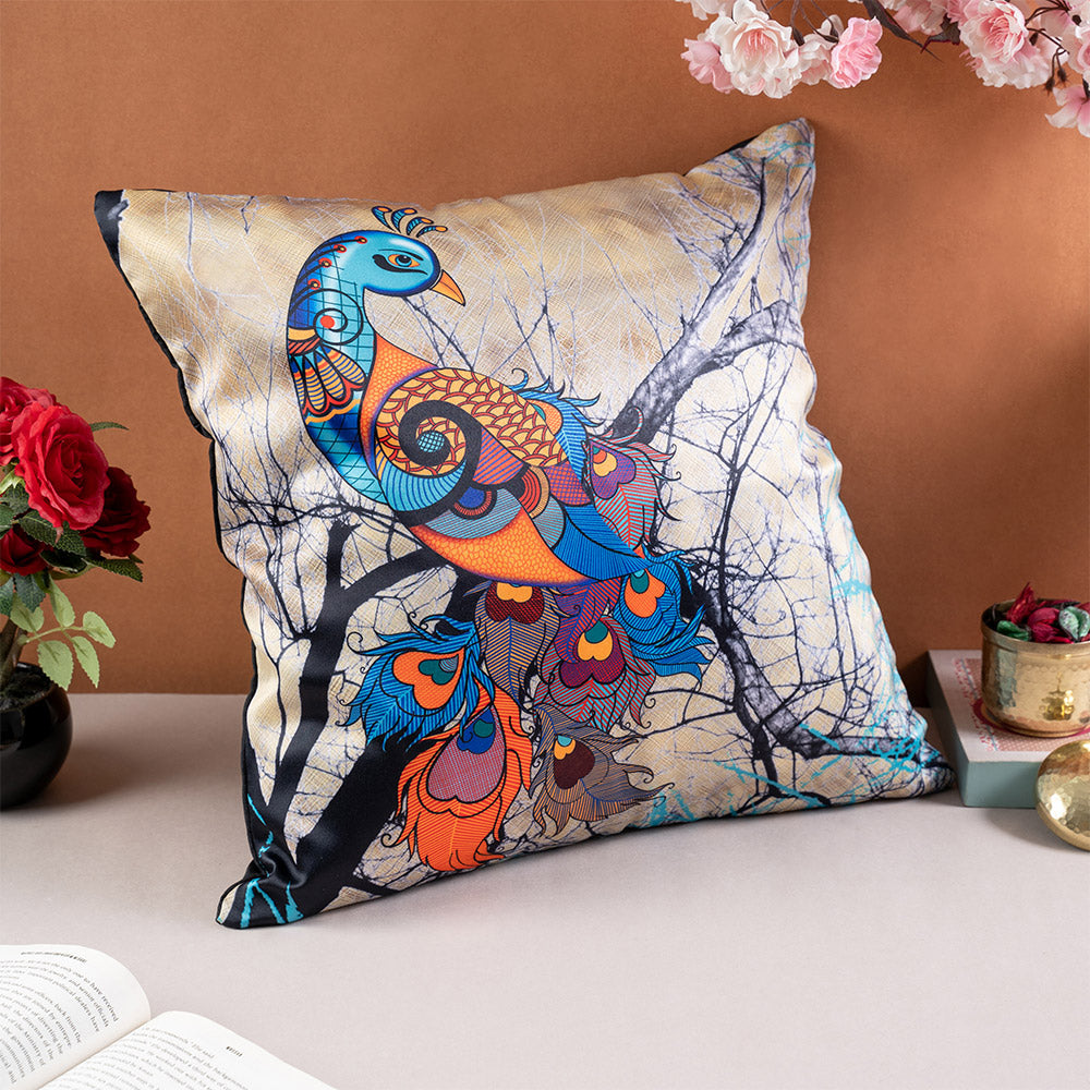 Cushion Cover - Peacock Admiration