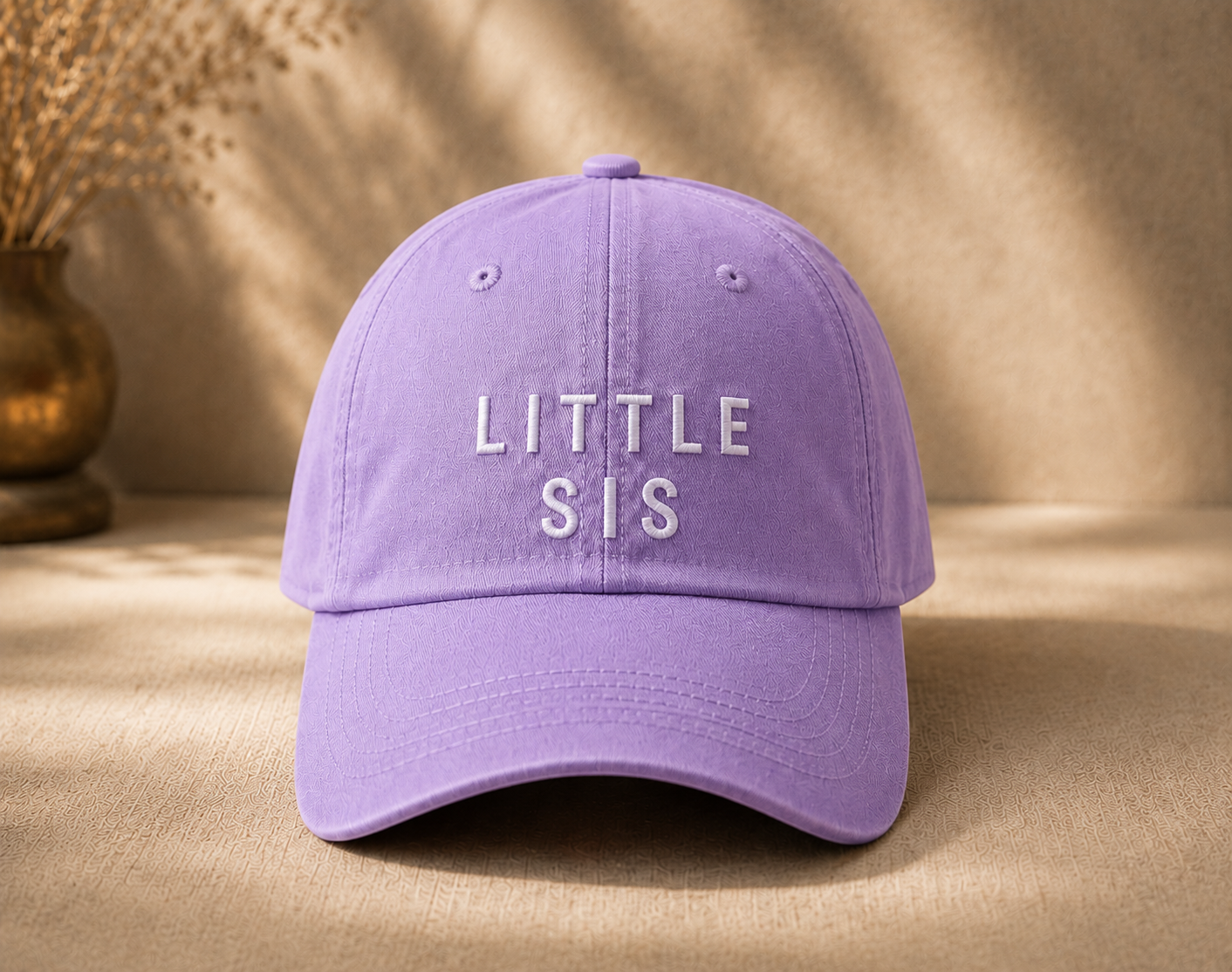 Cap Little SIS Lavender Color Baseball Cap