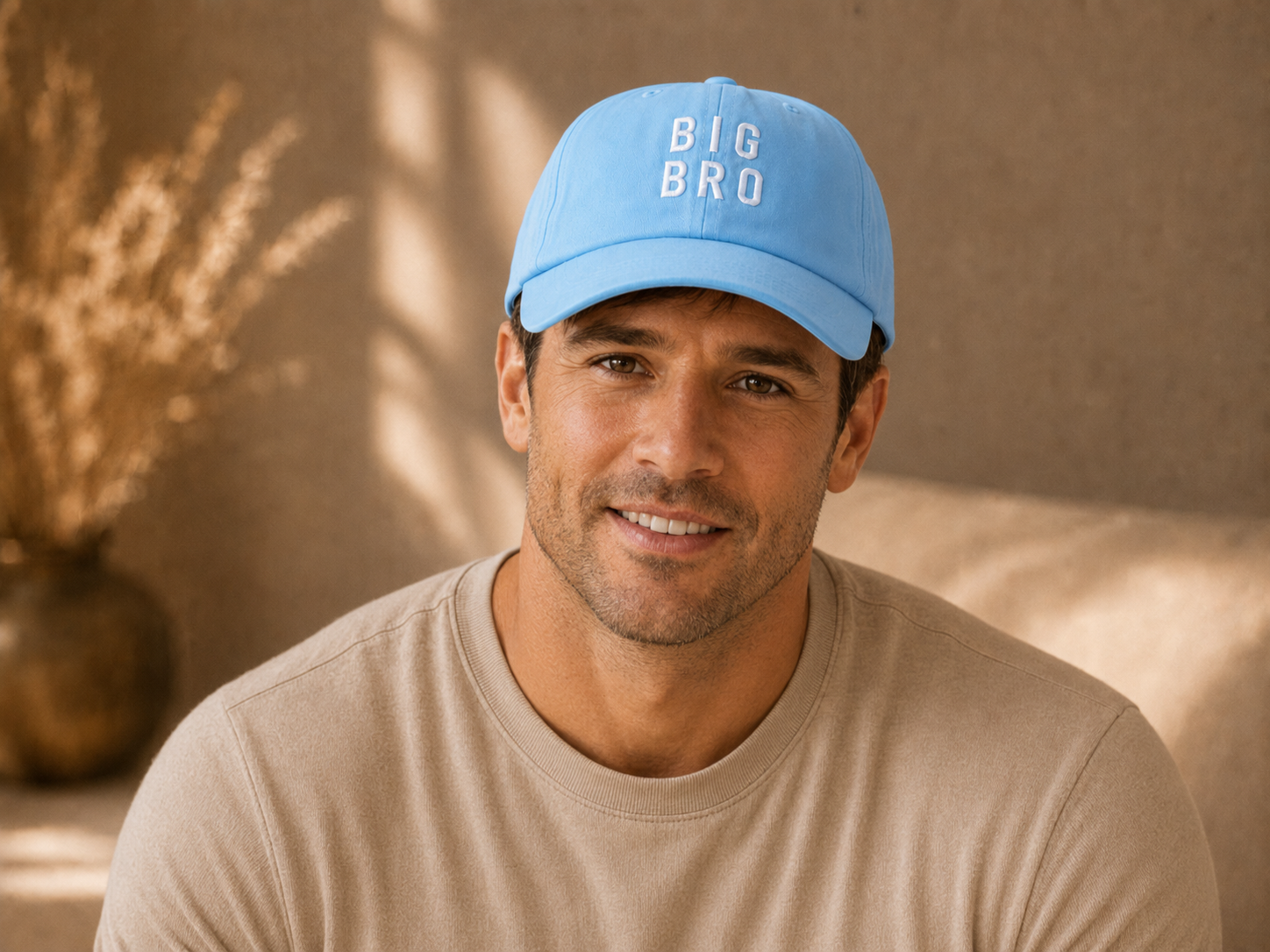 Cap Big Bro Light Blue Color Baseball Cap