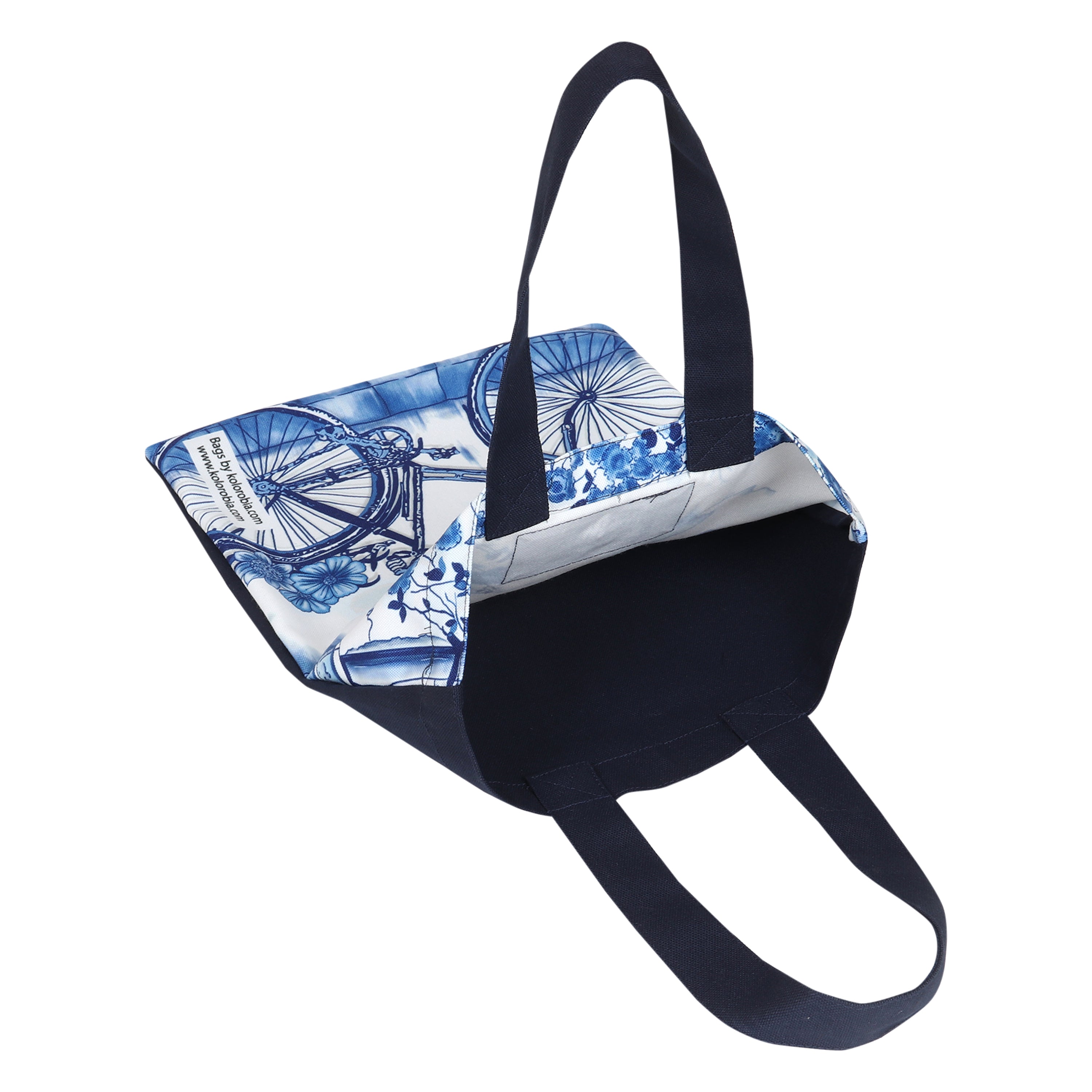 Cycle Blue Pottery Jhola shopper bag
