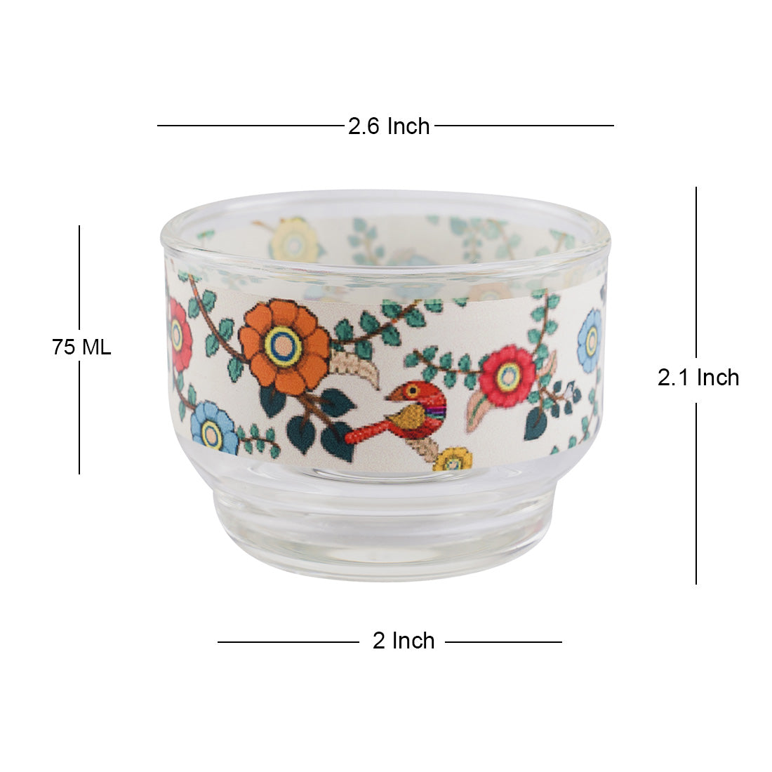 Dip Bowls (Set of 2) - Madhubani Art