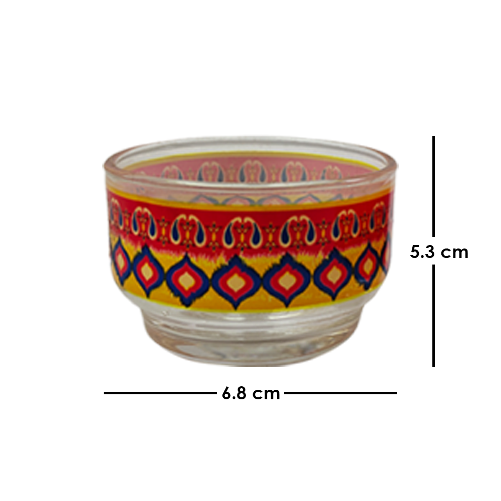 Glass Tall Shot Glasses X Glass Dip Bowls