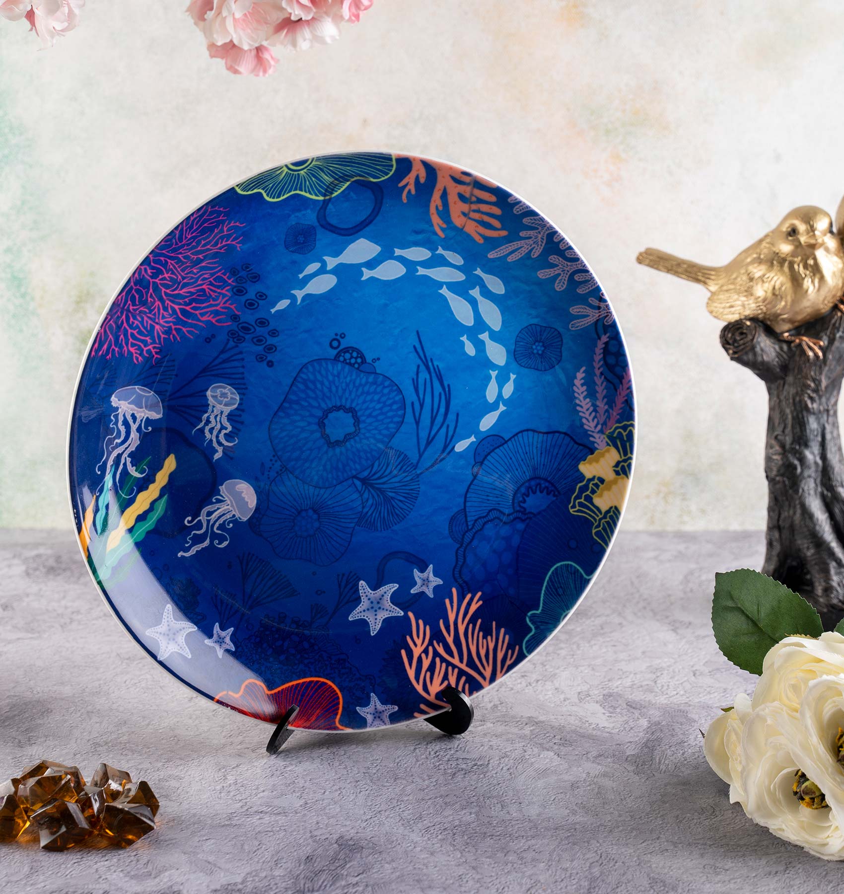 Decorative Wall Plates -the world residing underwater