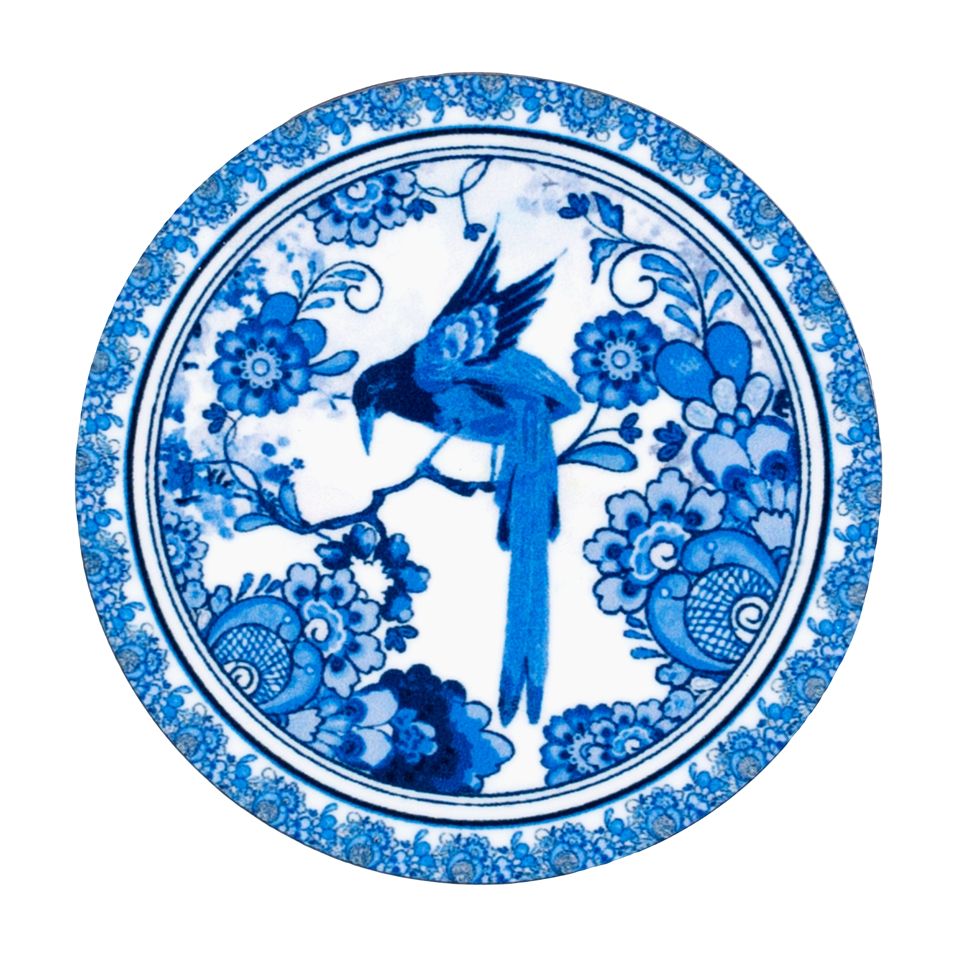 Fridge Magnets - 2D Blue Pottery Bird