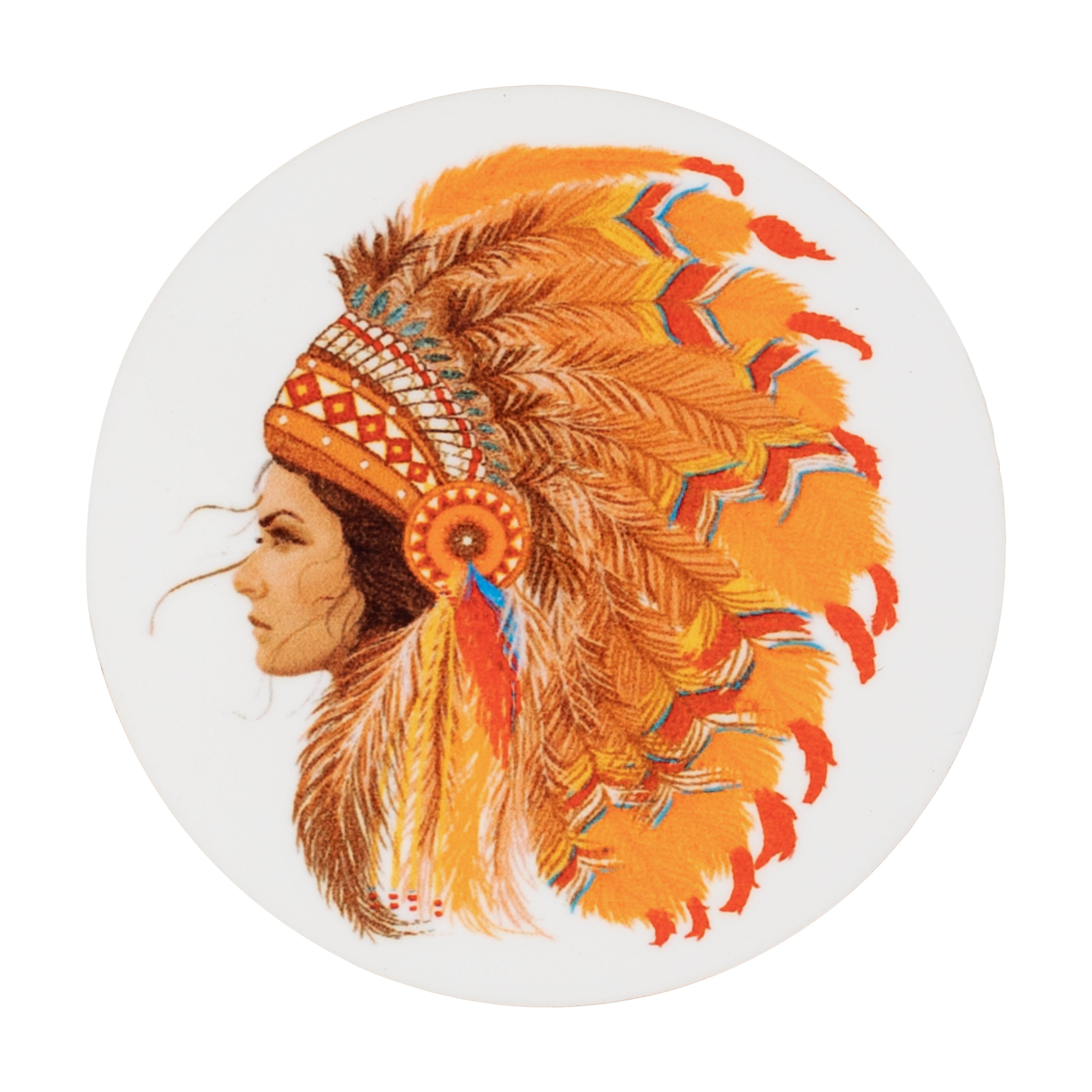 Fridge Magnets - 2D Red Indian Female