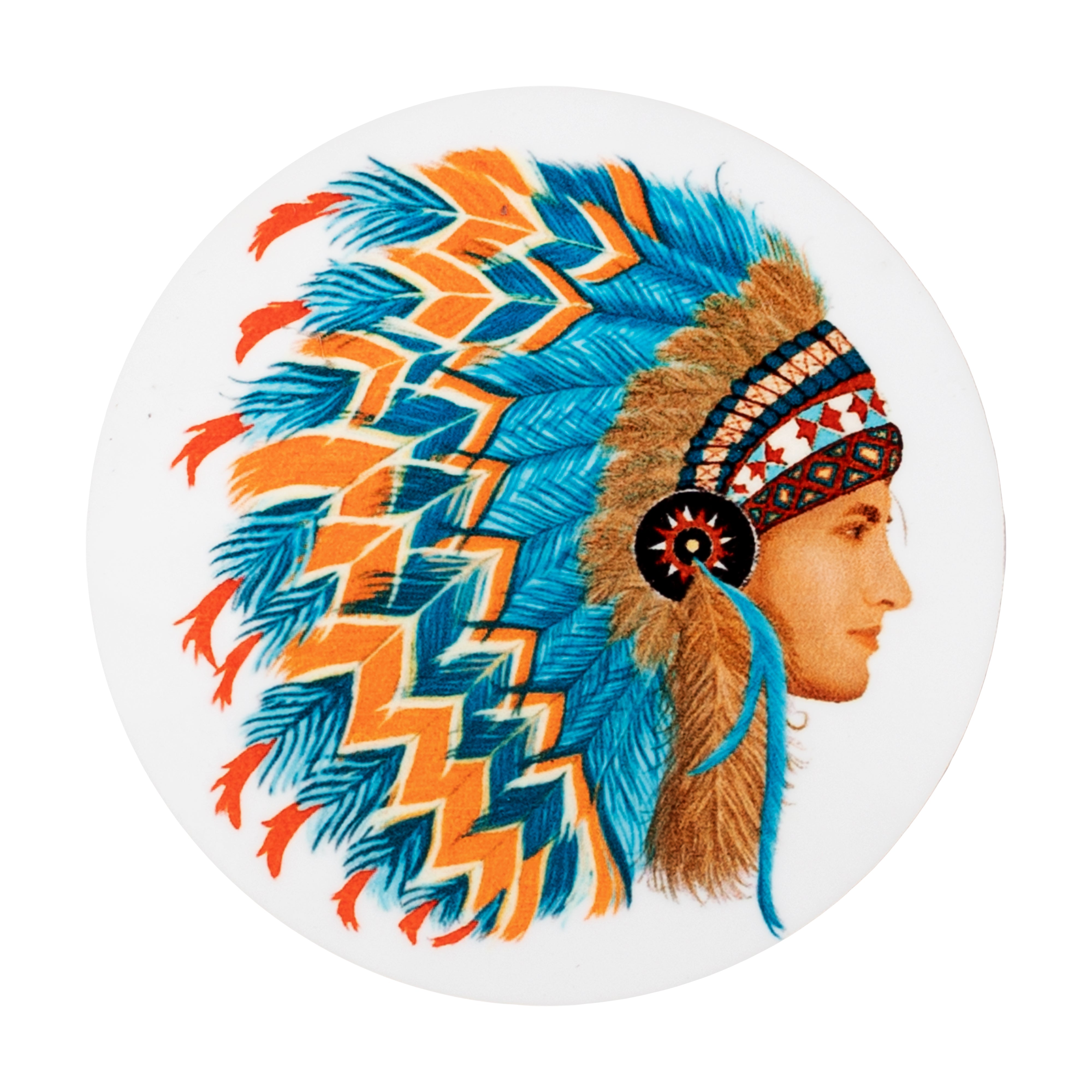Fridge Magnets - 2D Red Indian Male