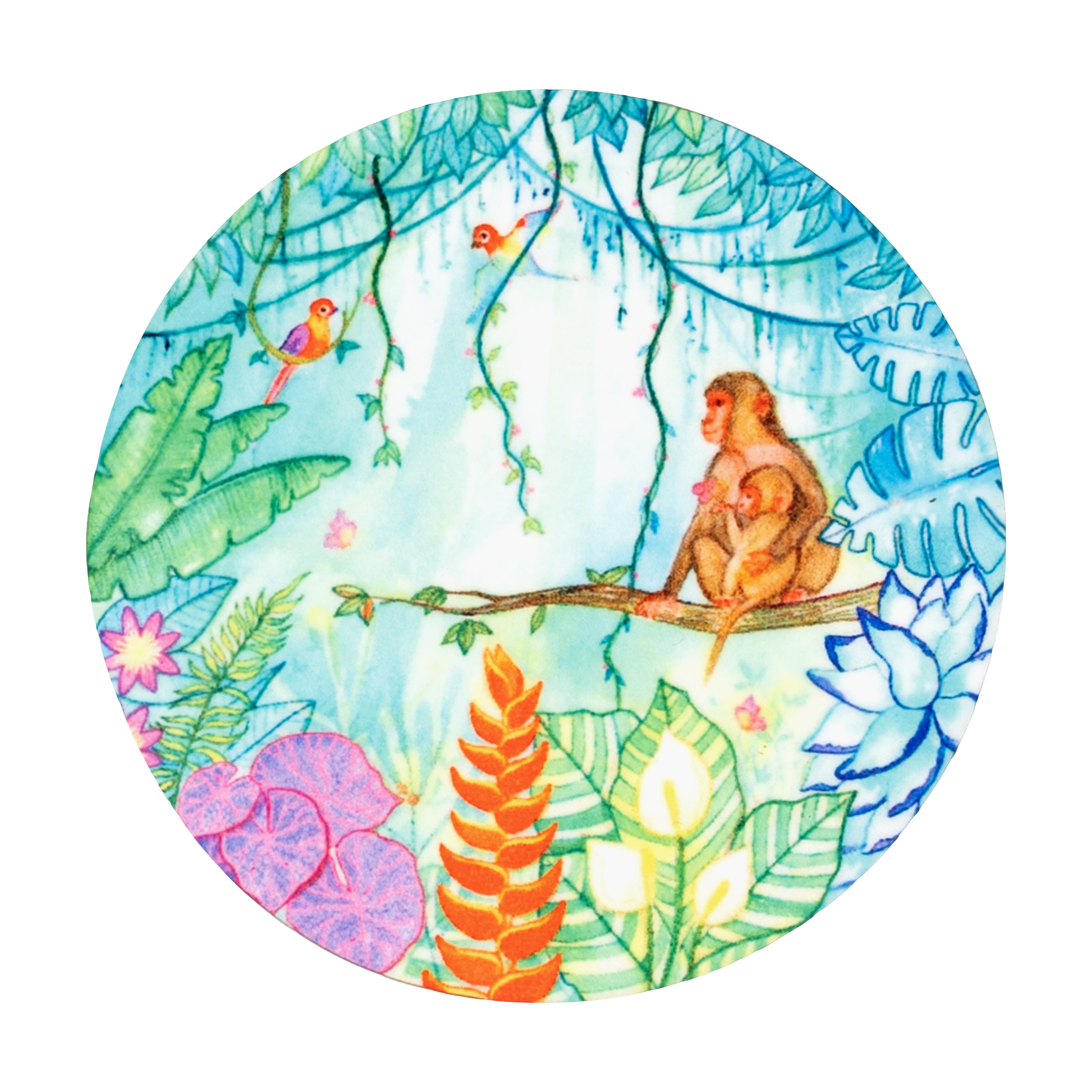 Fridge Magnets - 2D Jungle Scenes