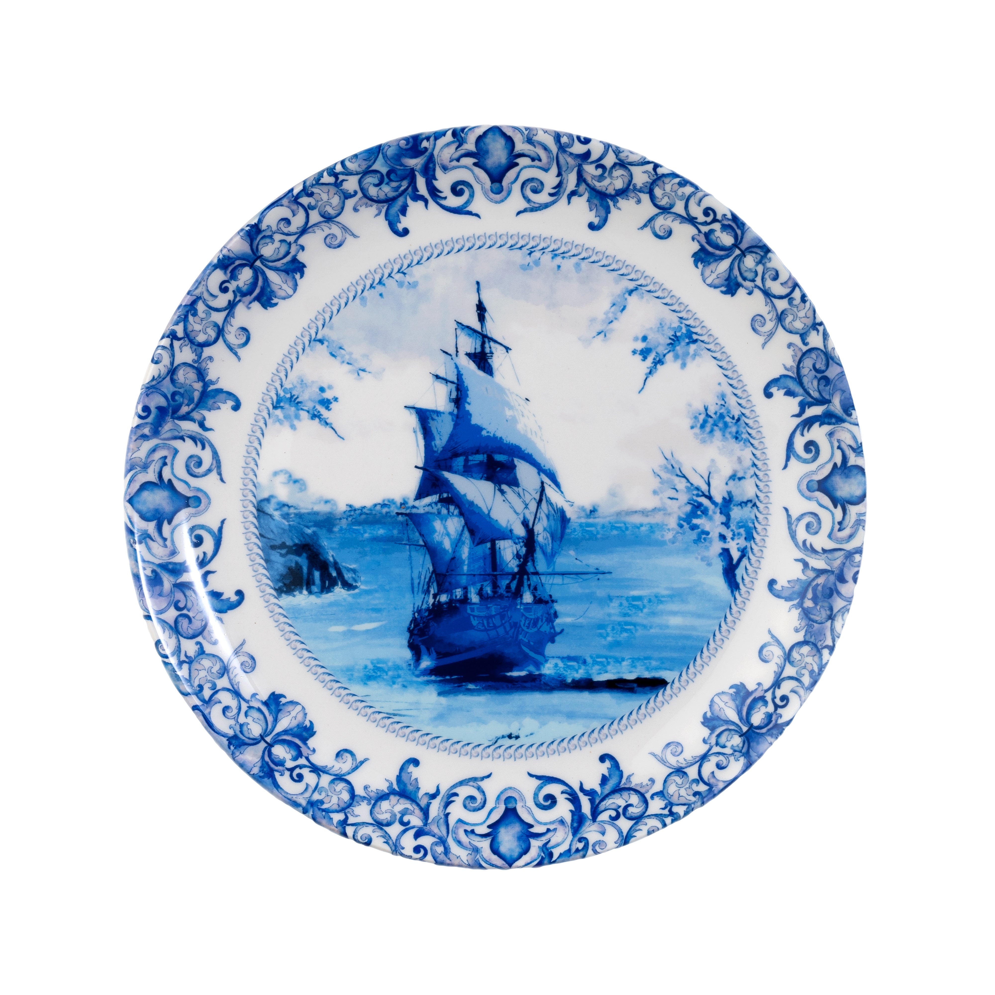 Decorative Wall Plate - Voyage Blue Pottery