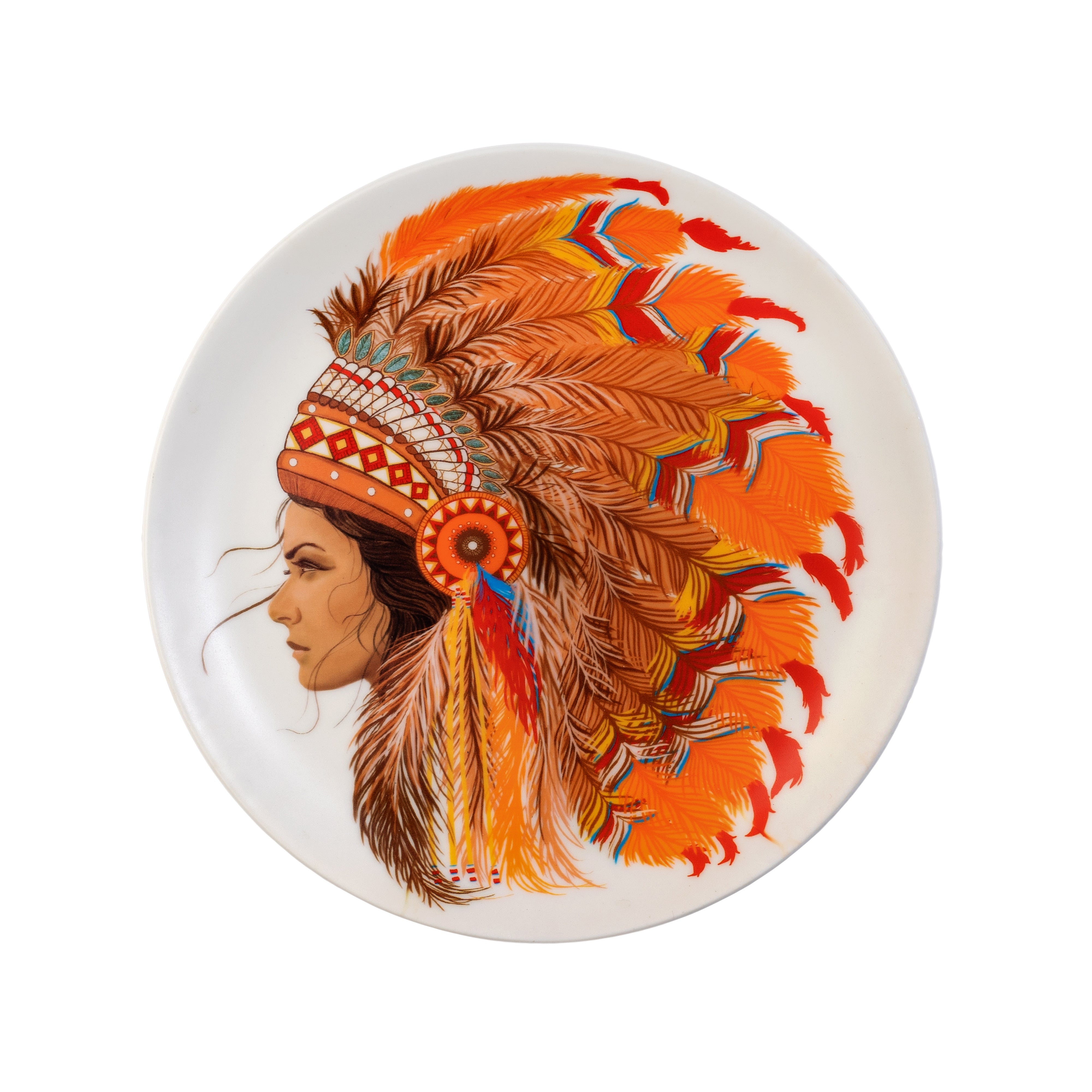 Decorative Wall Plate - Native Americans