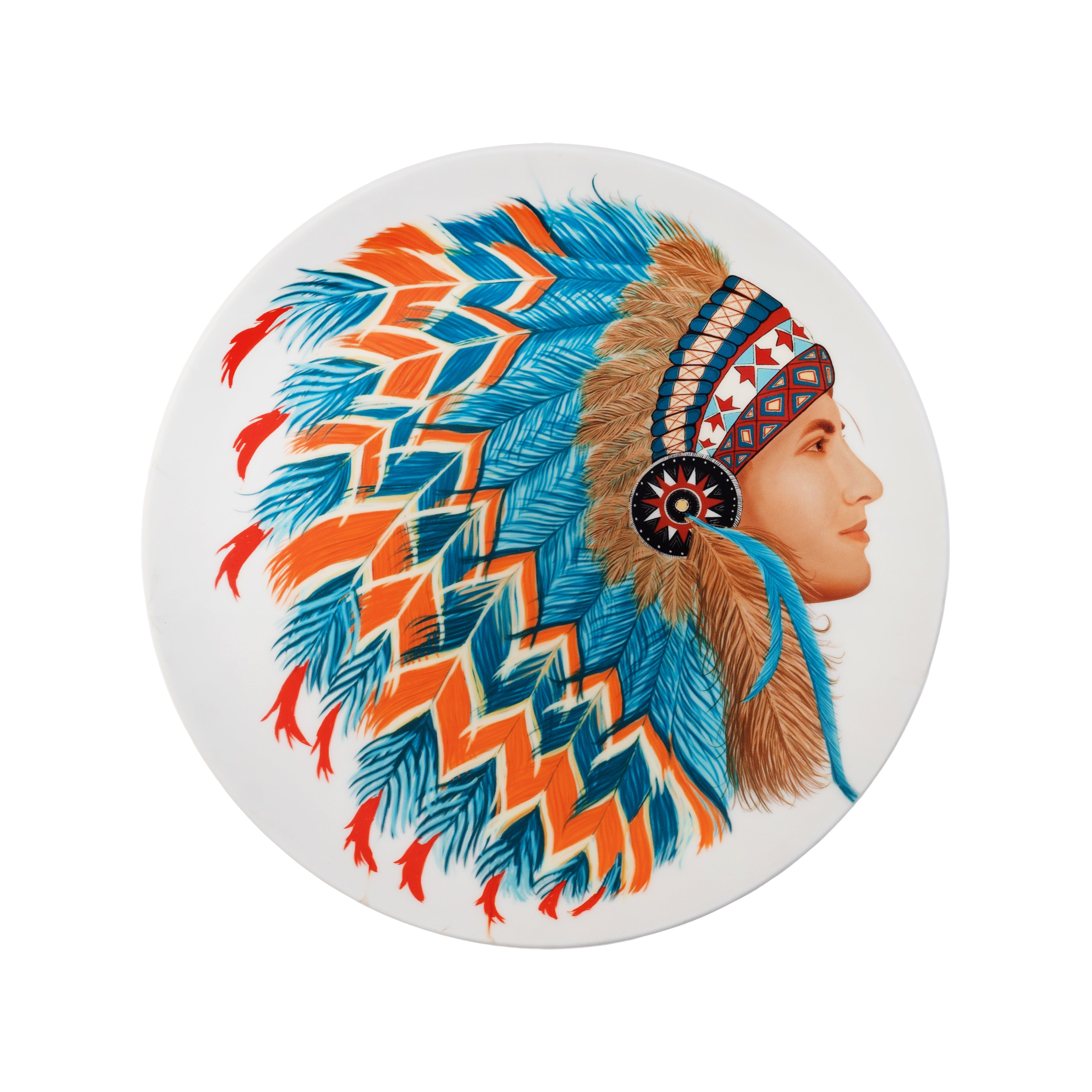 Decorative Wall Plate - Male Native American