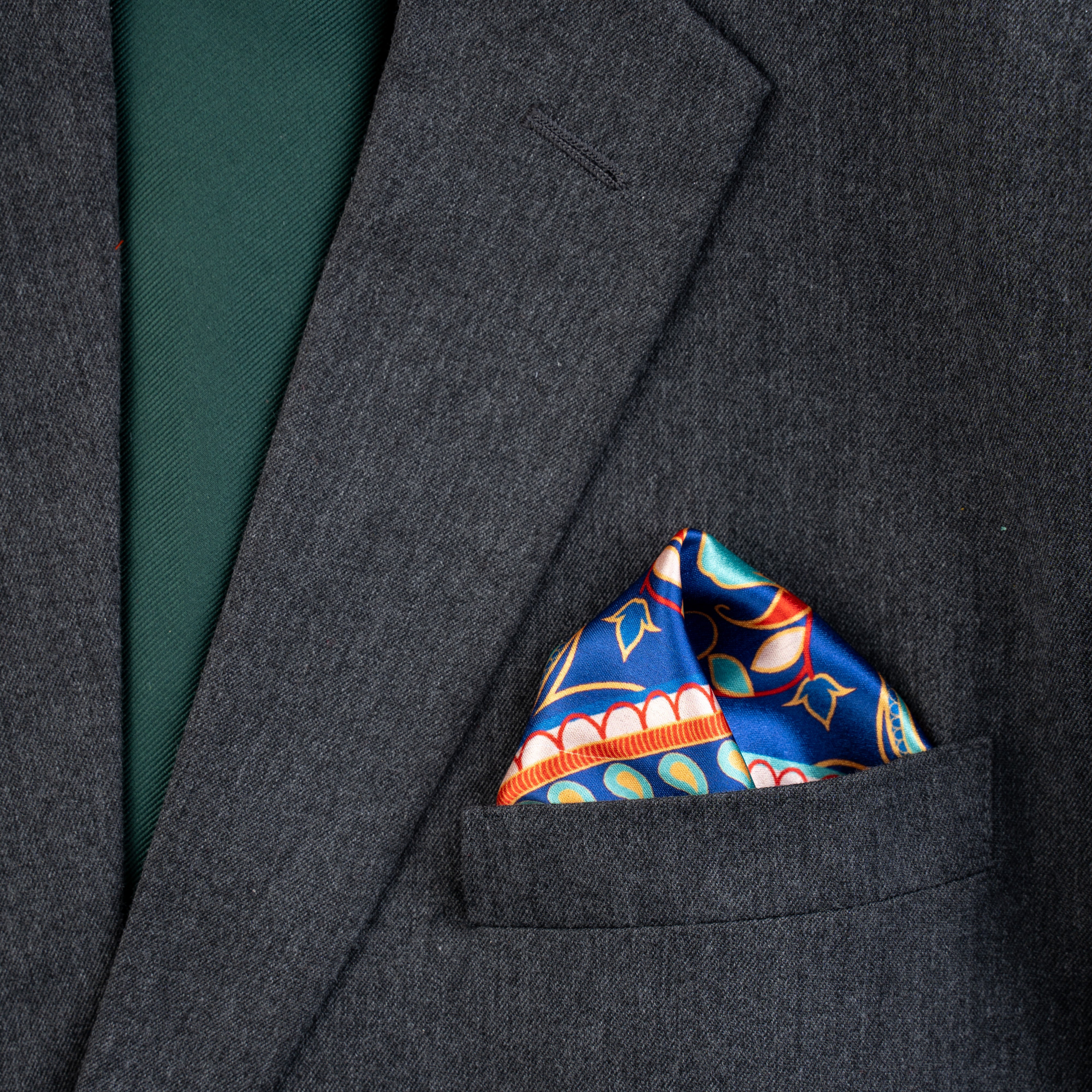 Pocket Square -Ornamental Paisley