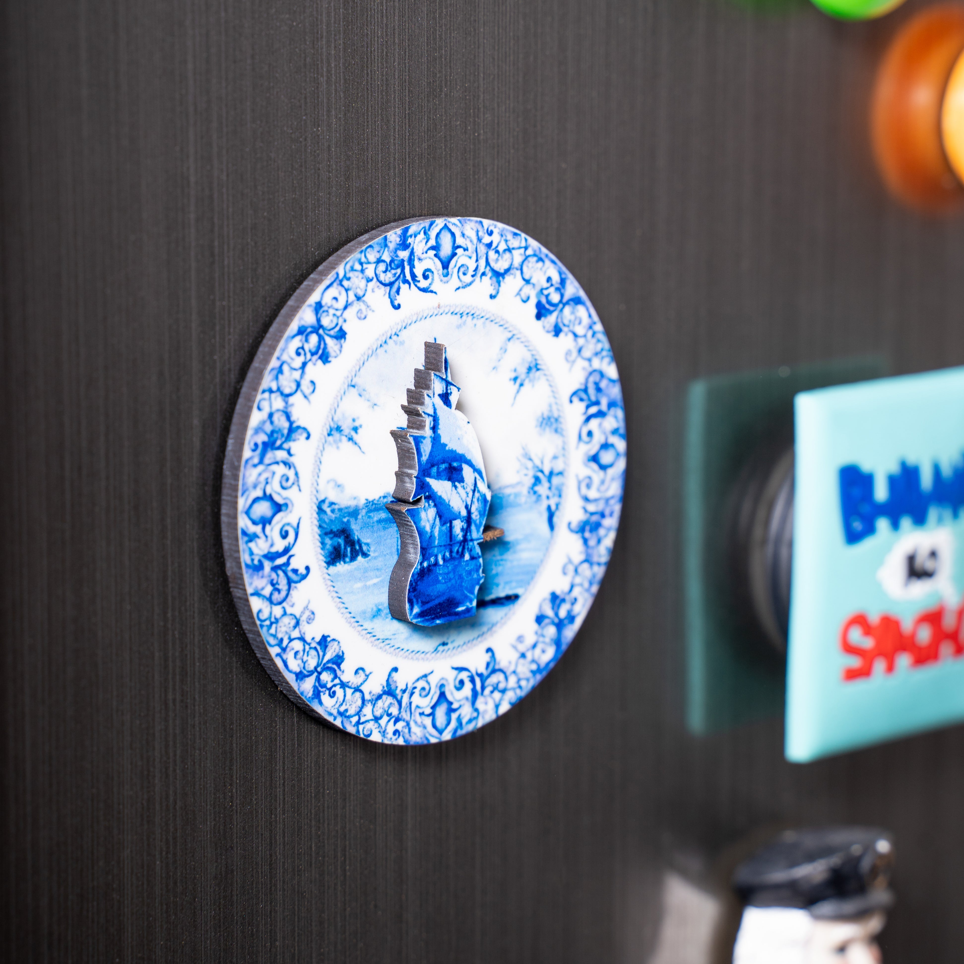 Fridge Magnets - 3D Blue Pottery Voyage