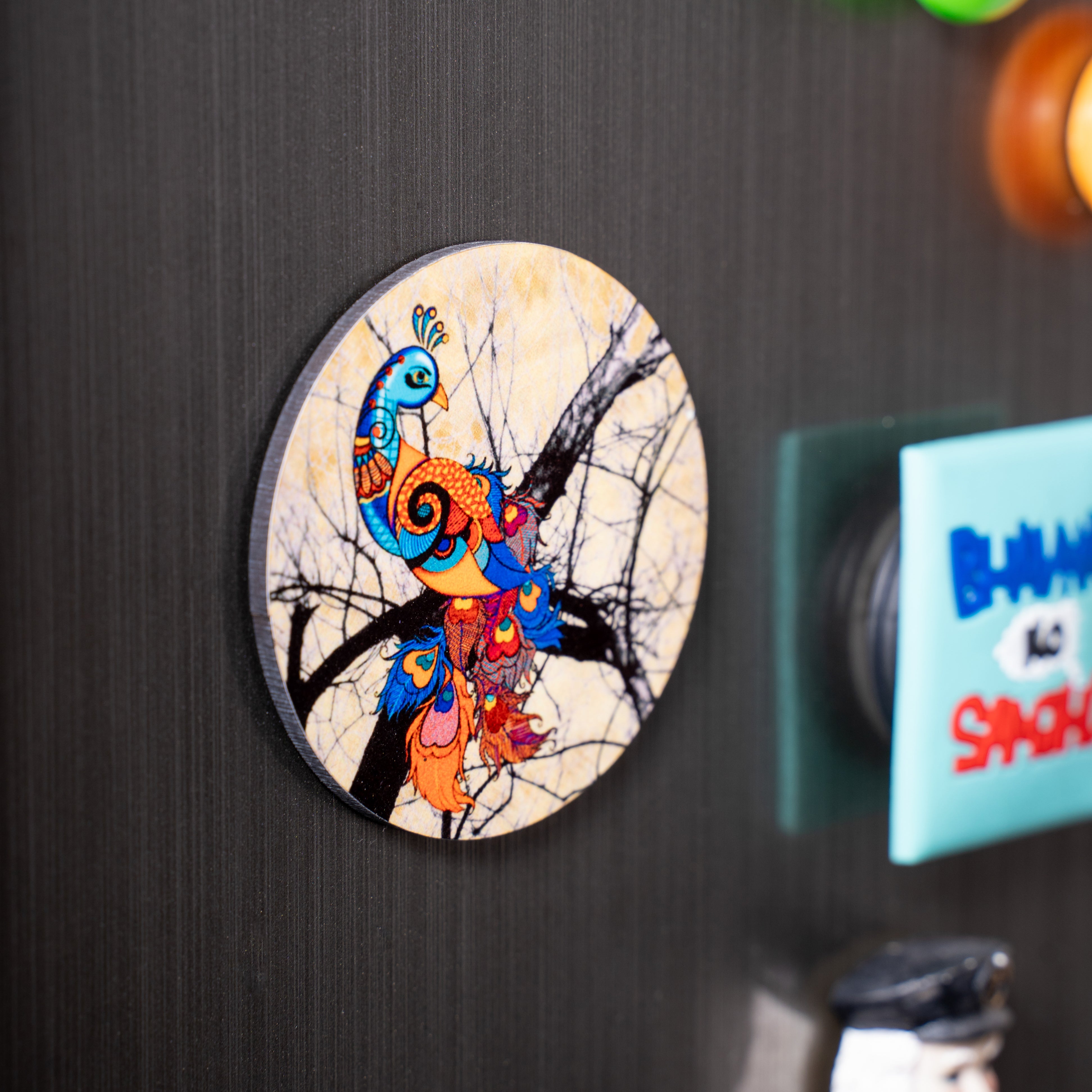 Fridge Magnets - 2D Charismatic Peacock