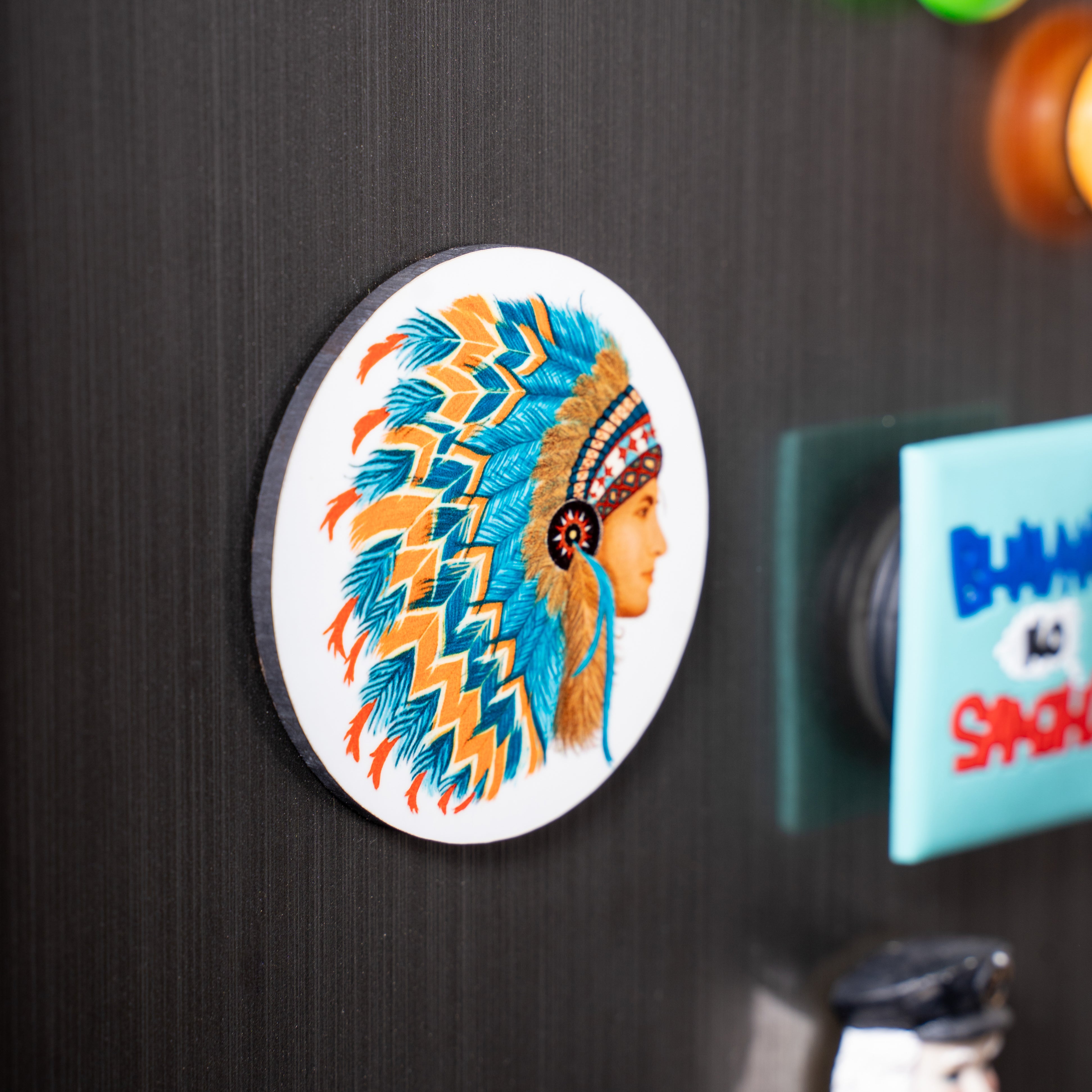 Fridge Magnets - 2D Red Indian Male