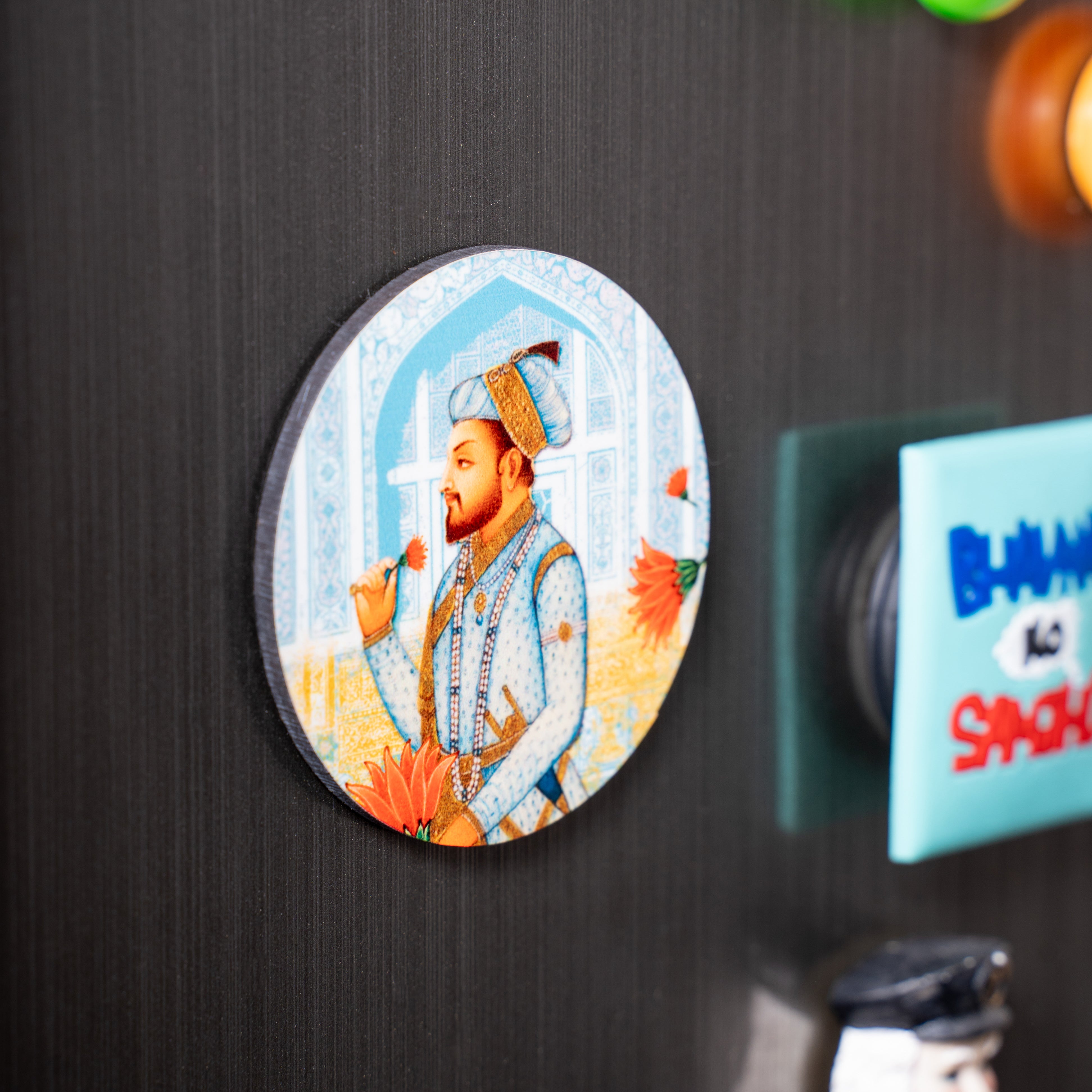 Fridge Magnets - 2D Mughal Emperor Shah Jahan