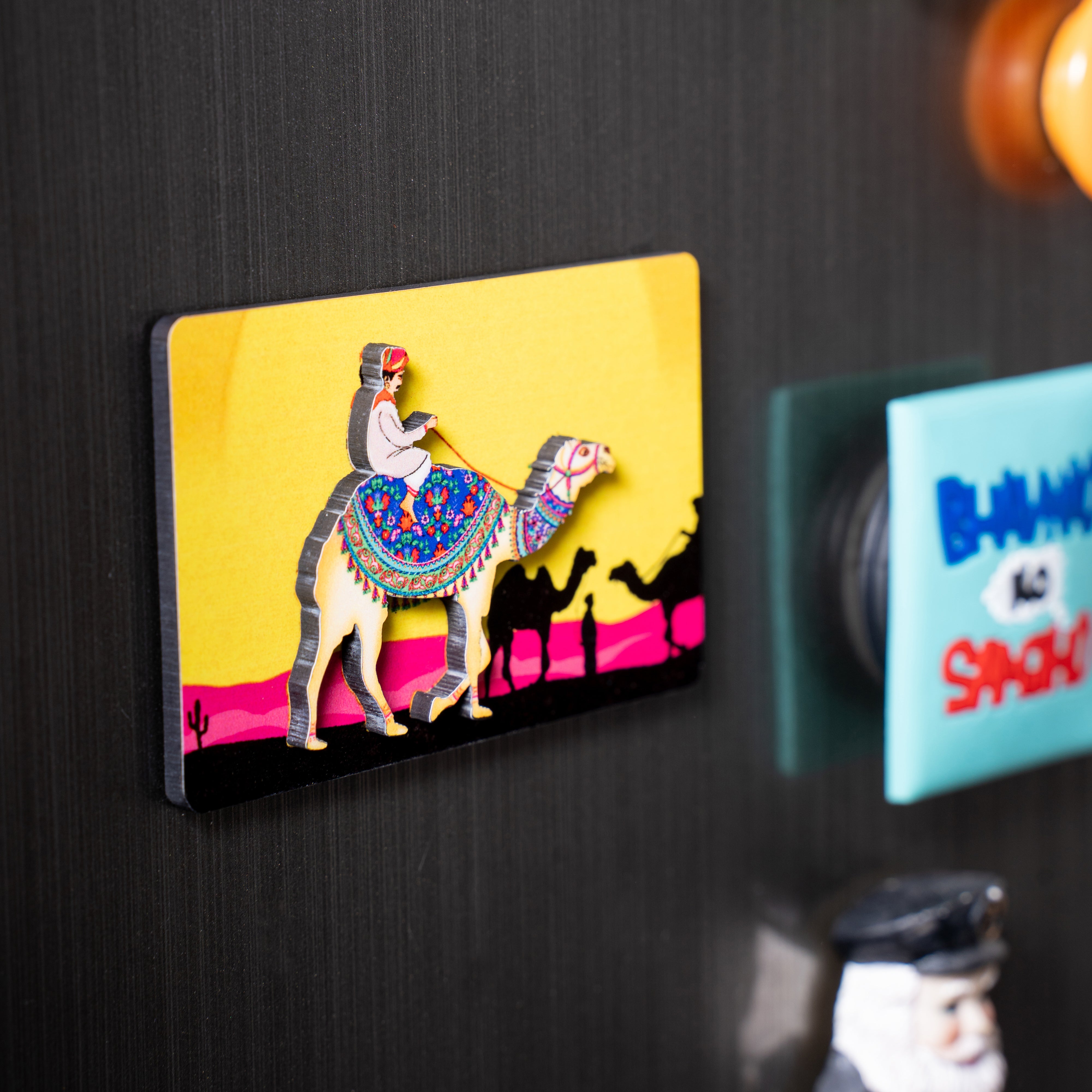 Fridge Magnets - 3D Rectangle Princely Camel