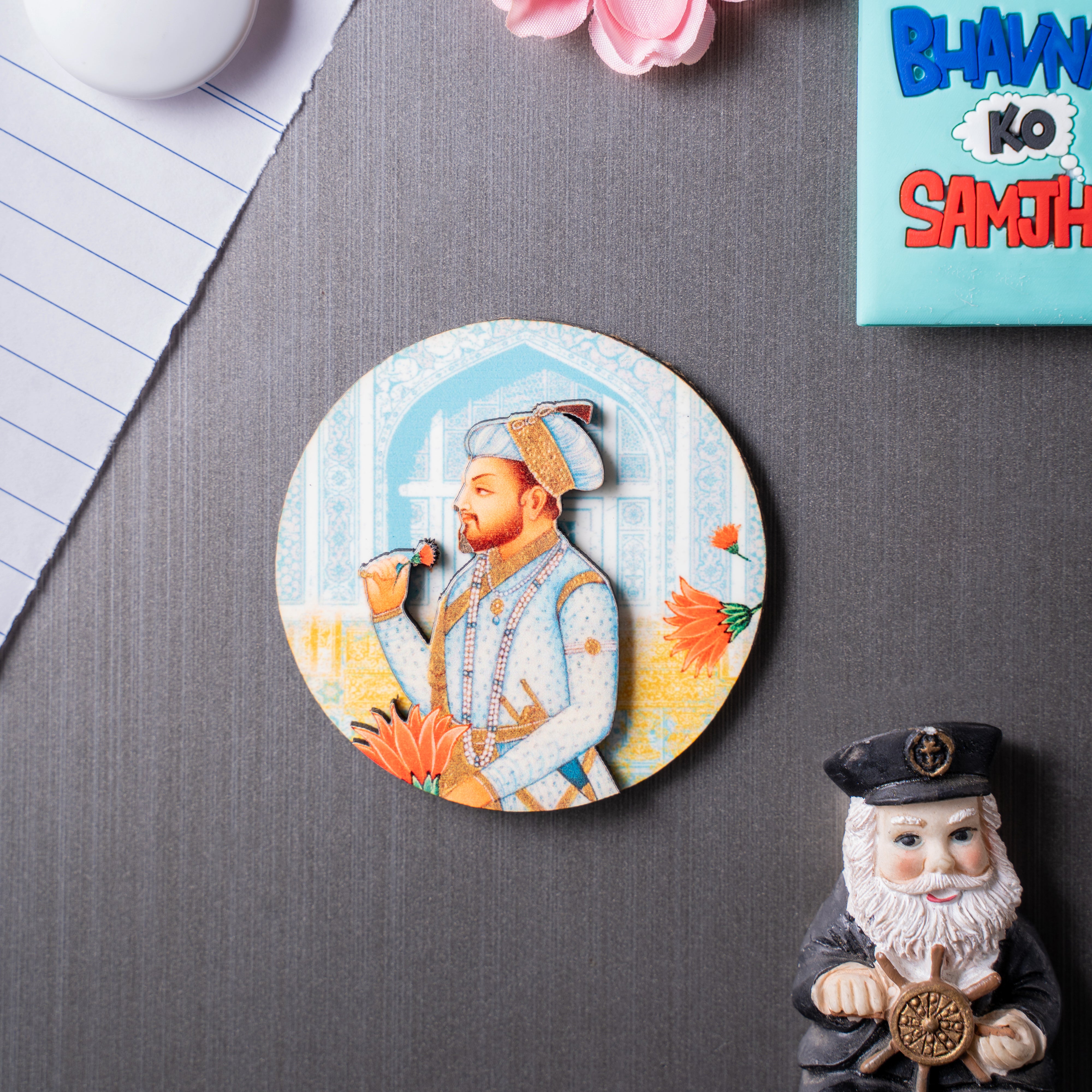 Fridge Magnets - 3D Mughal Emperor Shah Jahan