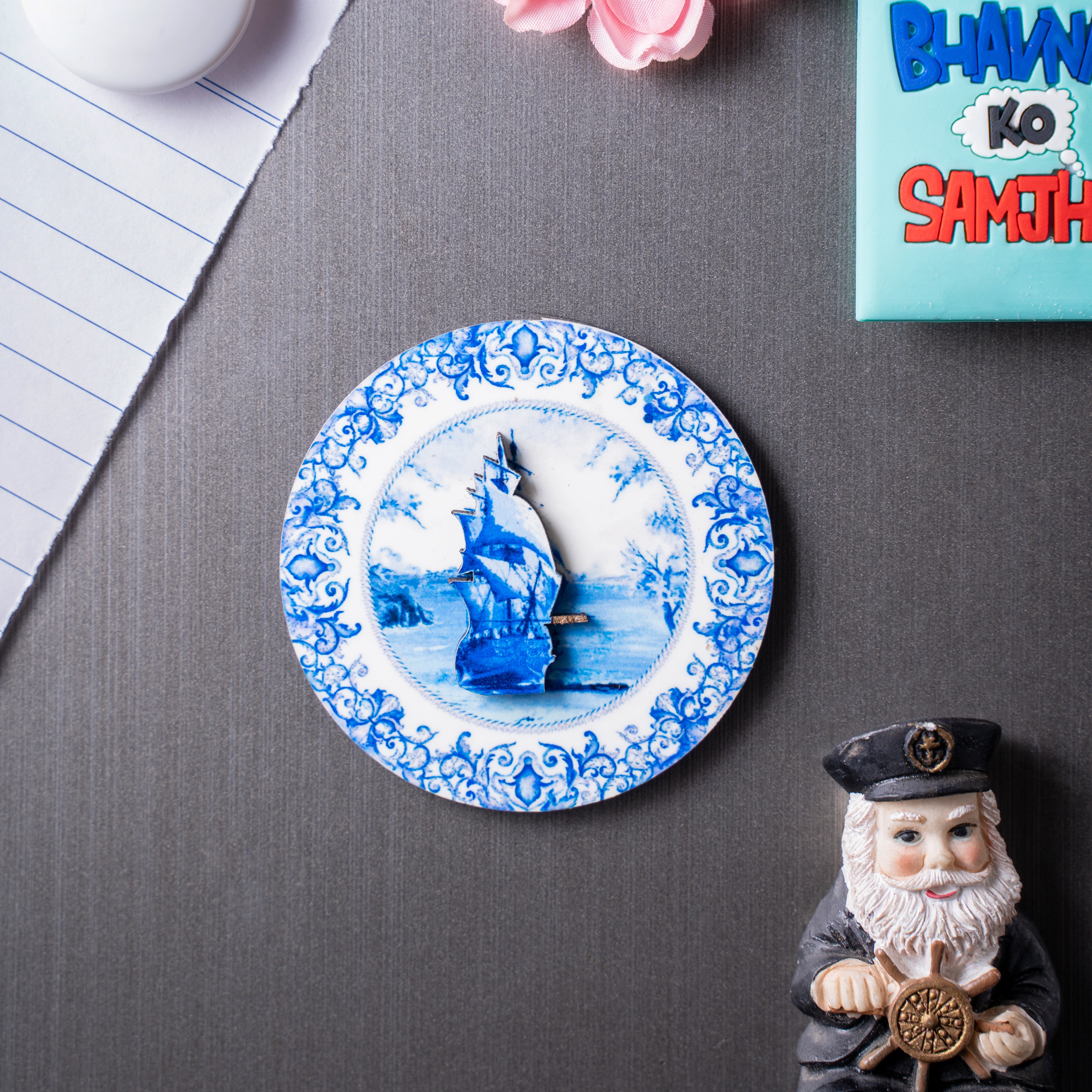 Fridge Magnets - 3D Blue Pottery Voyage