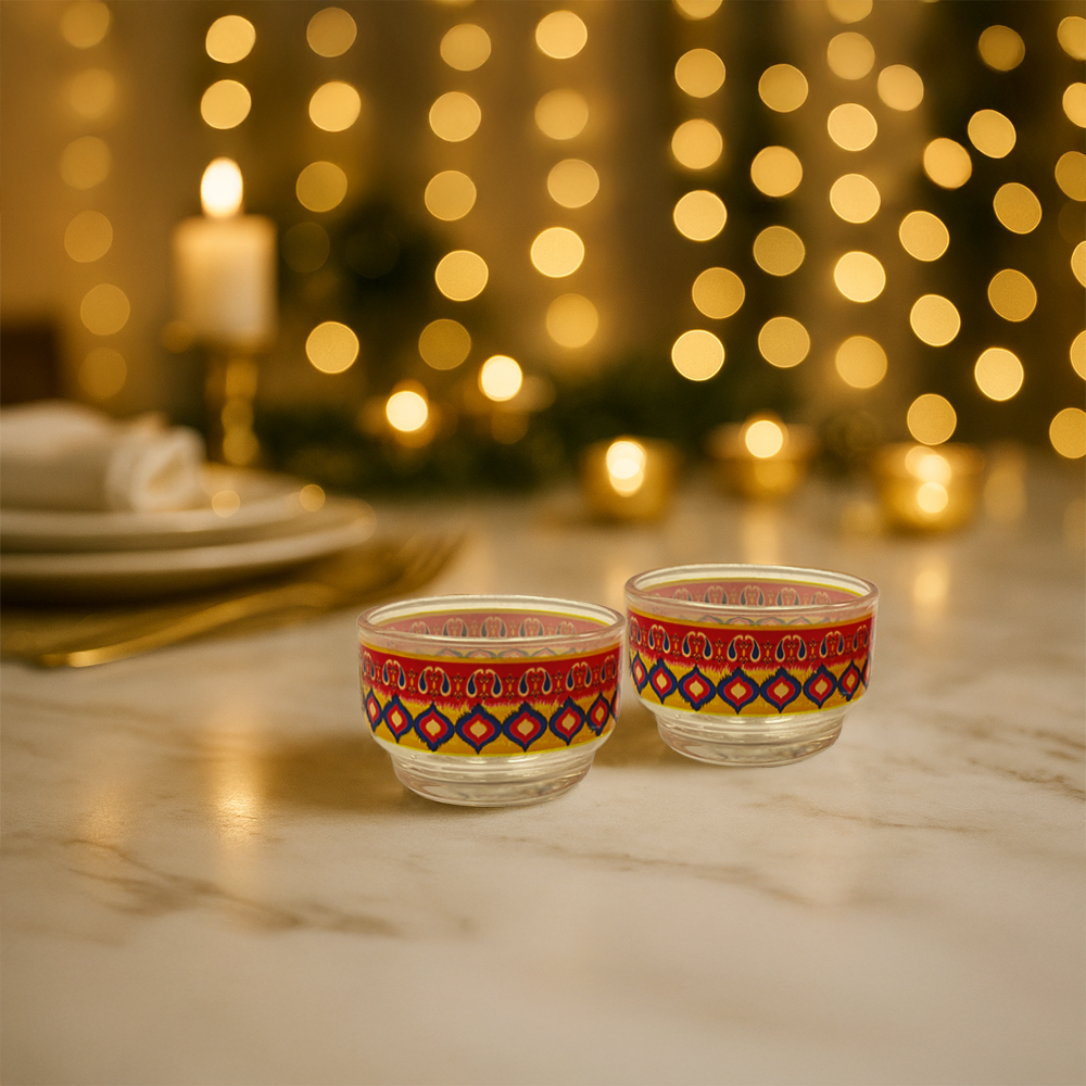 Glass Tall Shot Glasses X Glass Dip Bowls