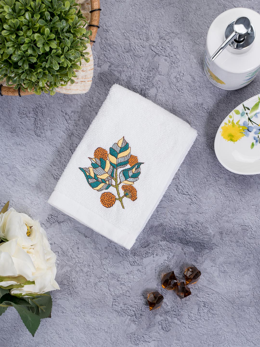 Face Towels - Floral Marigold