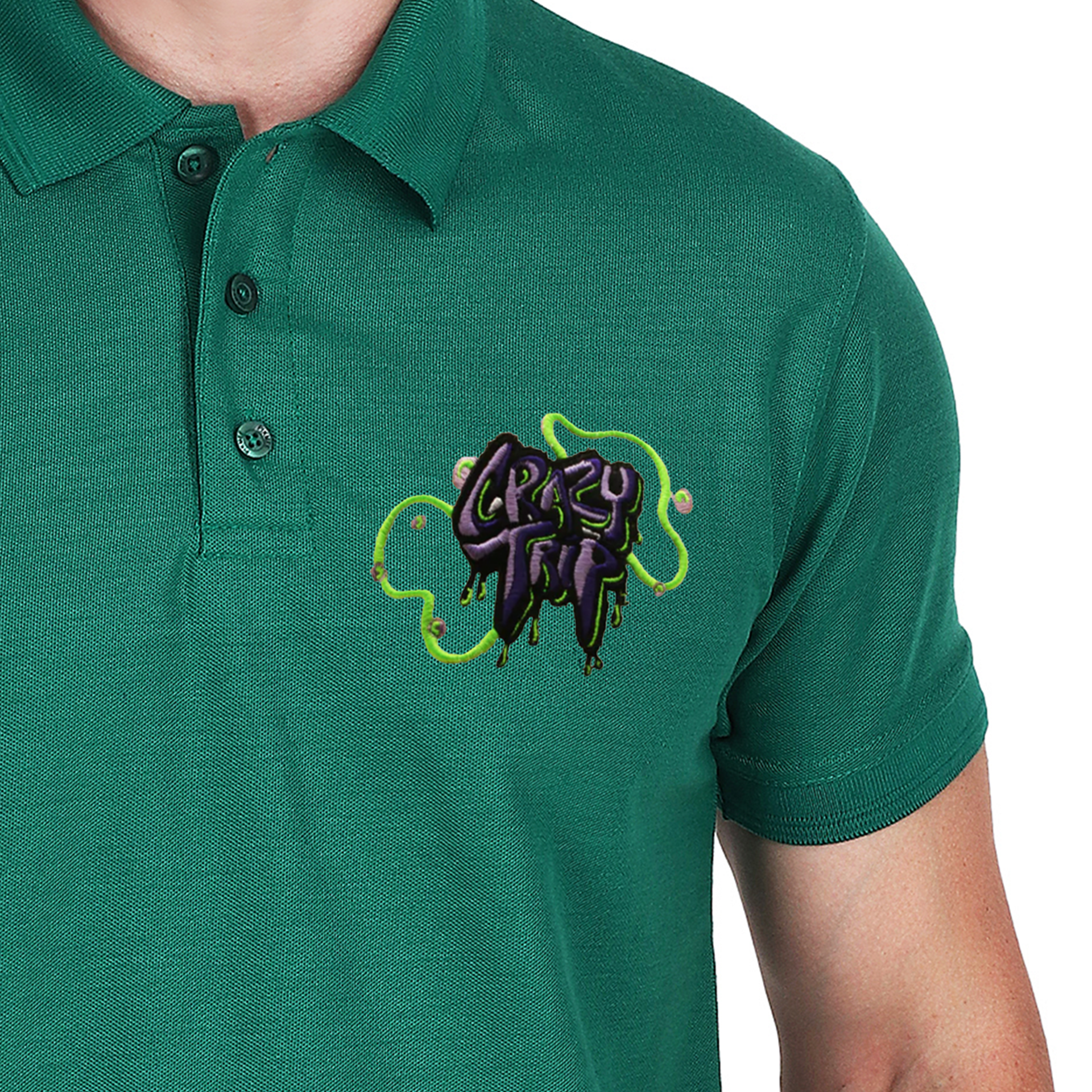Embroidered T-Shirt - Crazy Time
