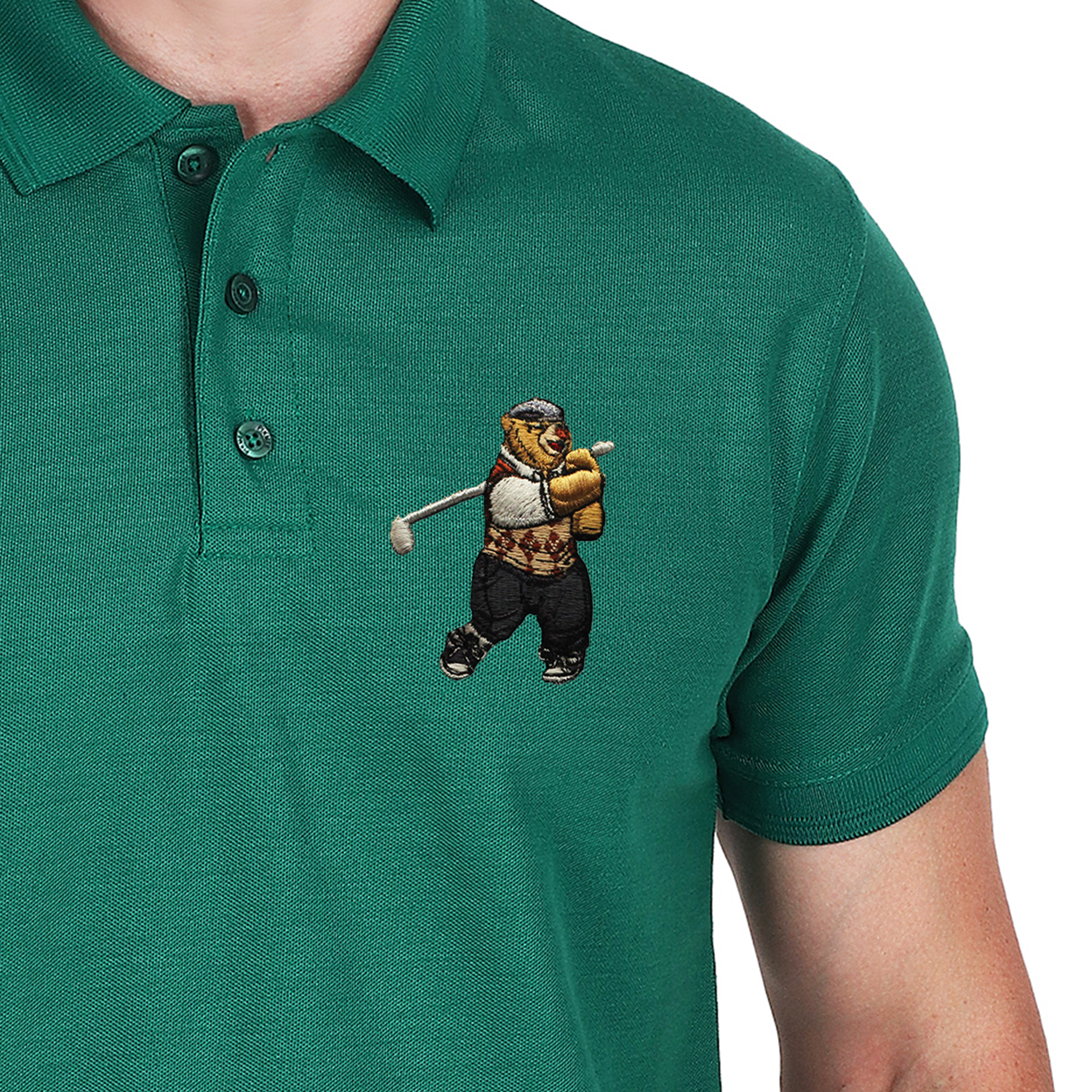 Embroidered T-Shirt - Golfy