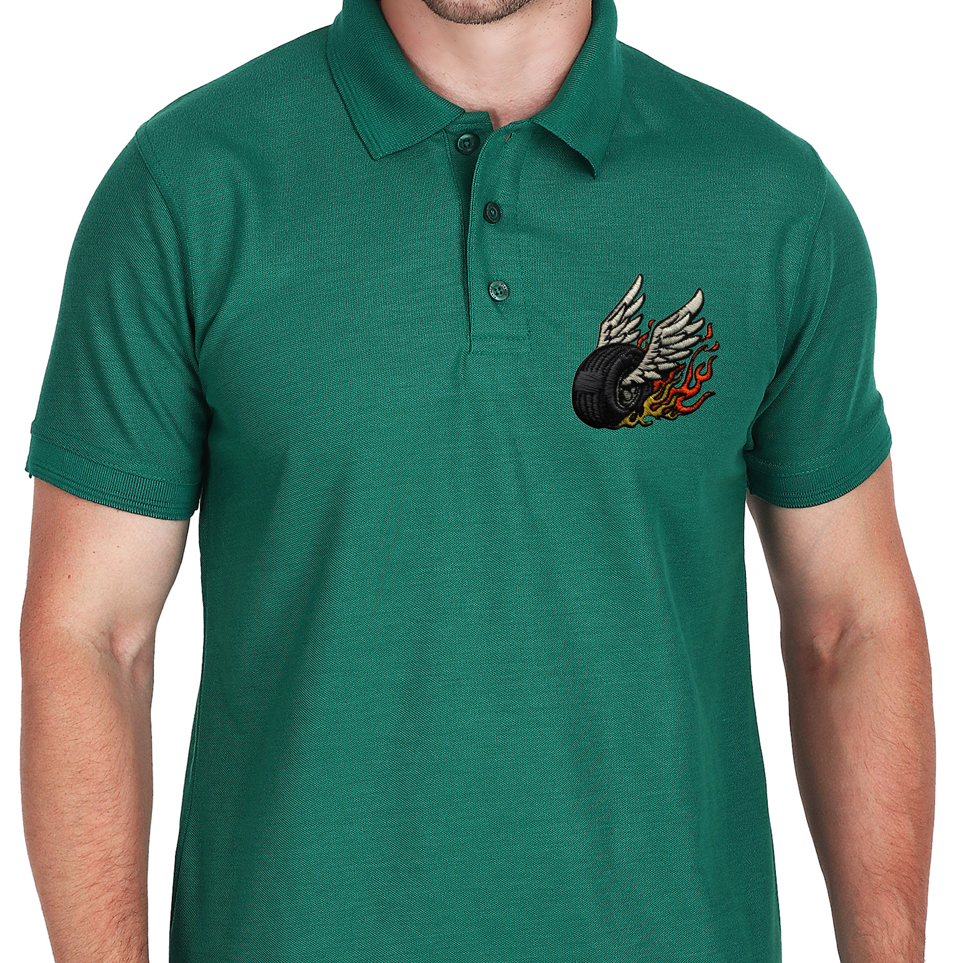 Embroidered T-Shirt - Rider