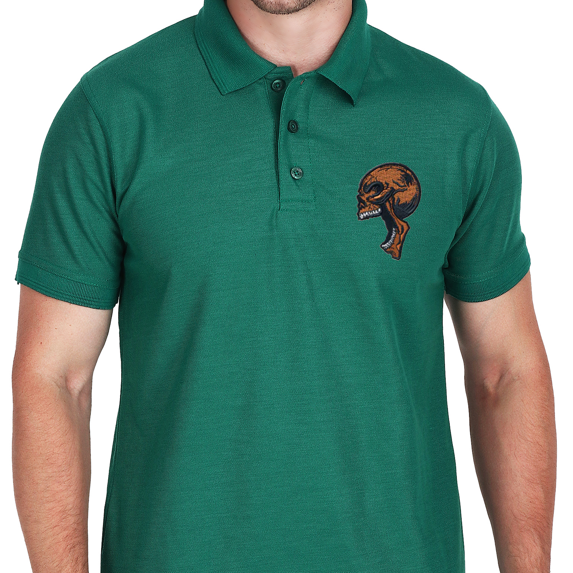 Embroidered T-Shirt - Skull