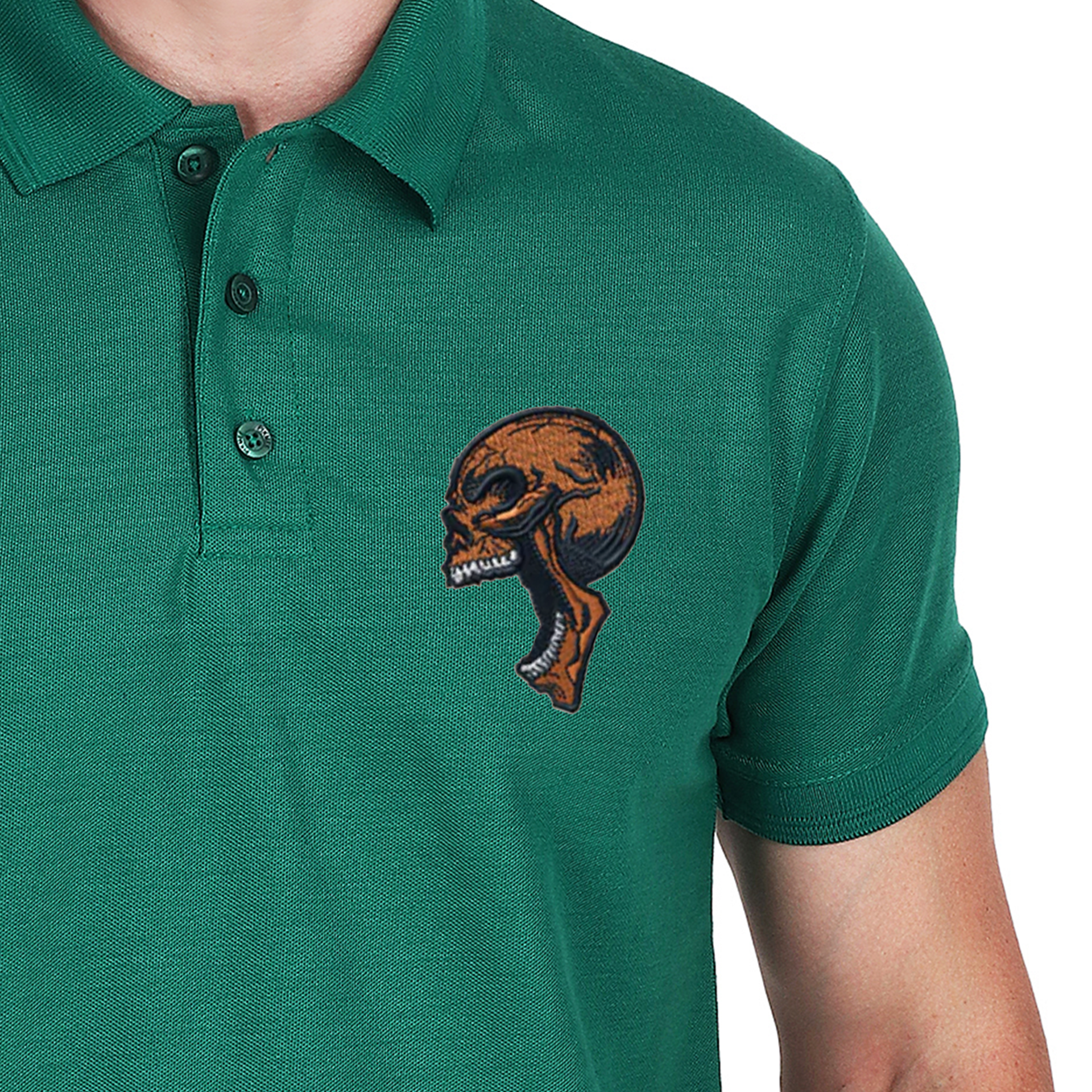 Embroidered T-Shirt - Skull