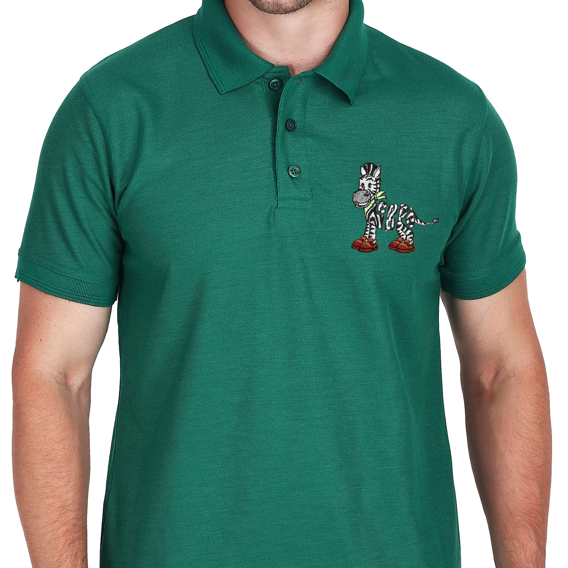 Embroidered T-Shirt - Zebra