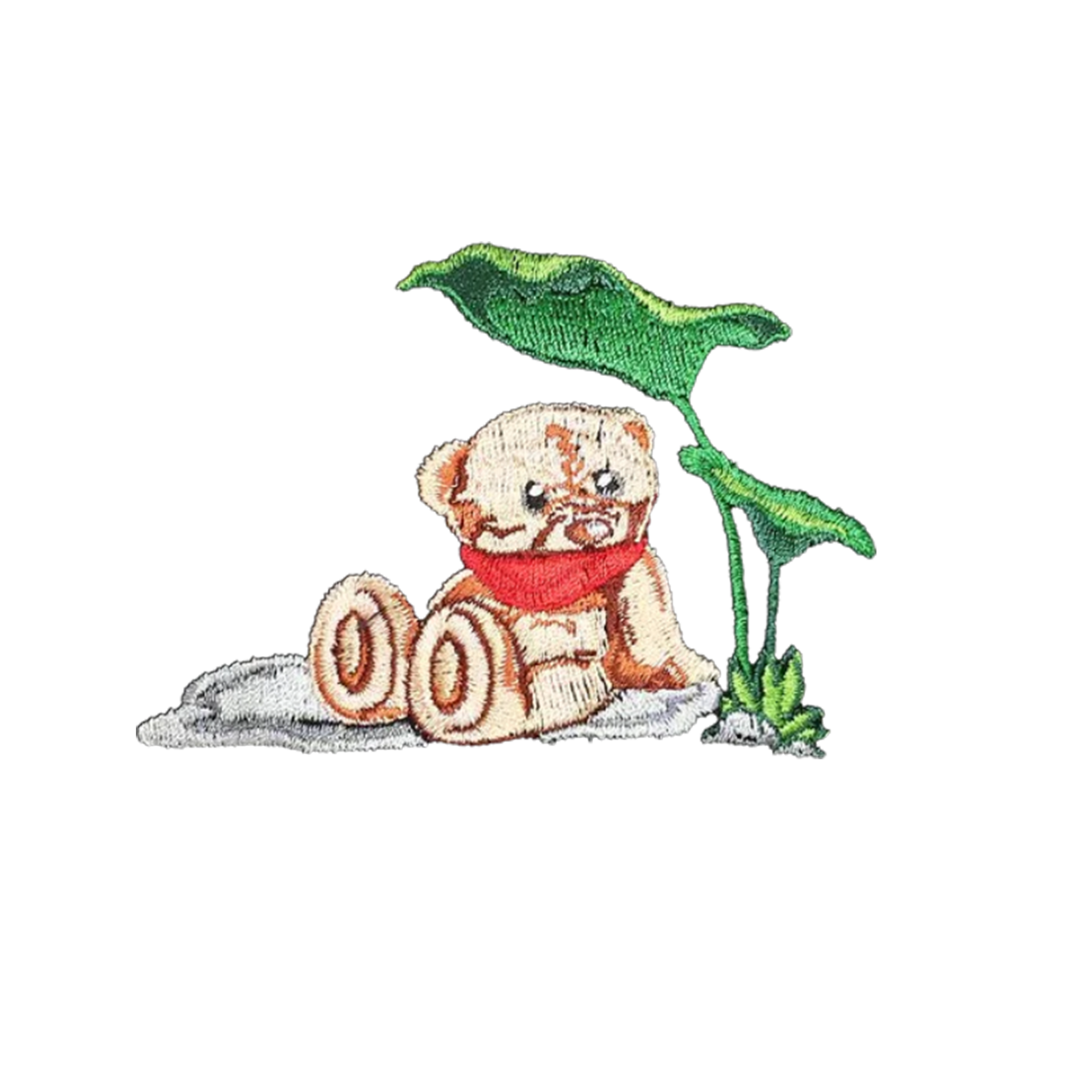 Embroidered T-Shirt - Grizzly