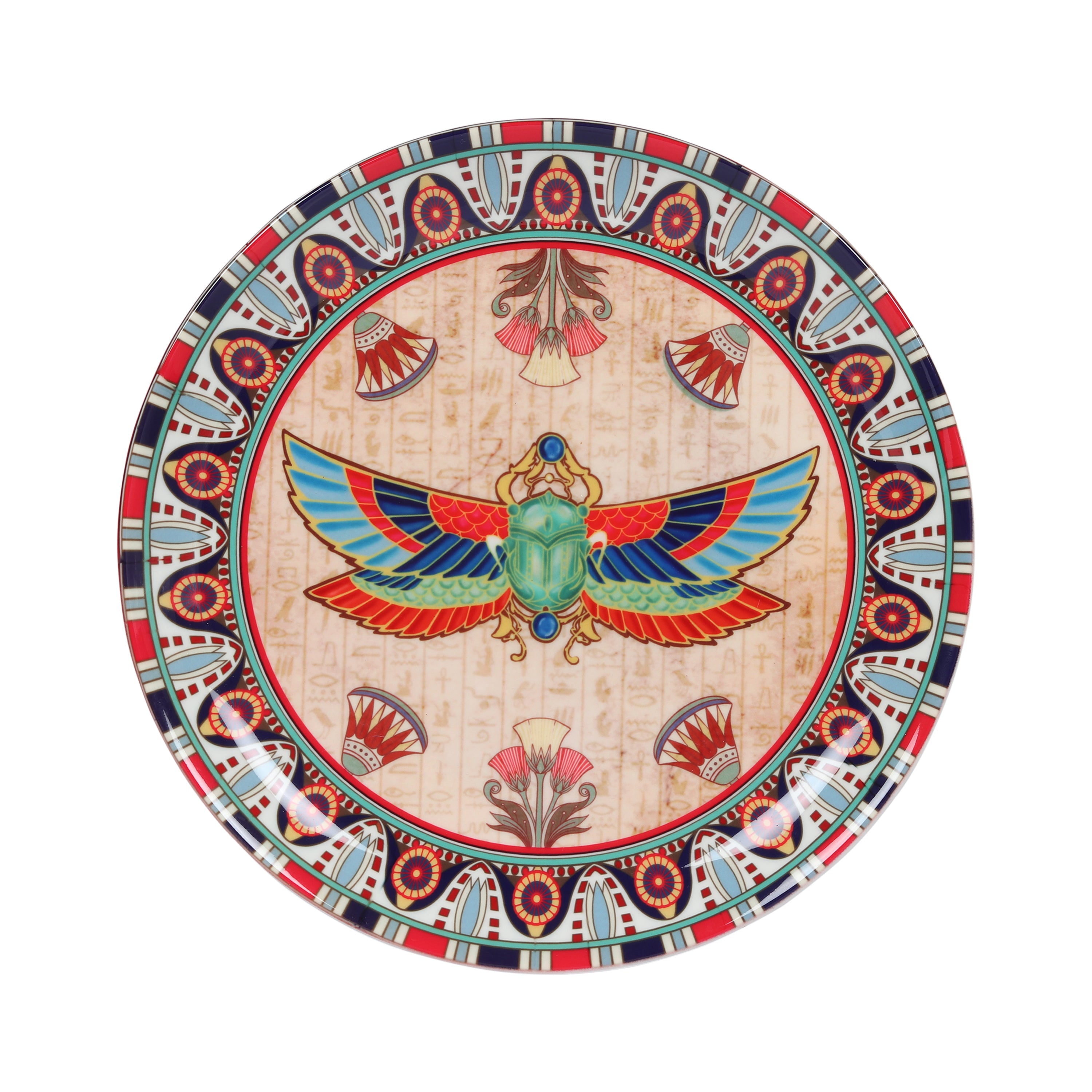 Decorative Wall Plate - The Scarab Beetle Egyptian
