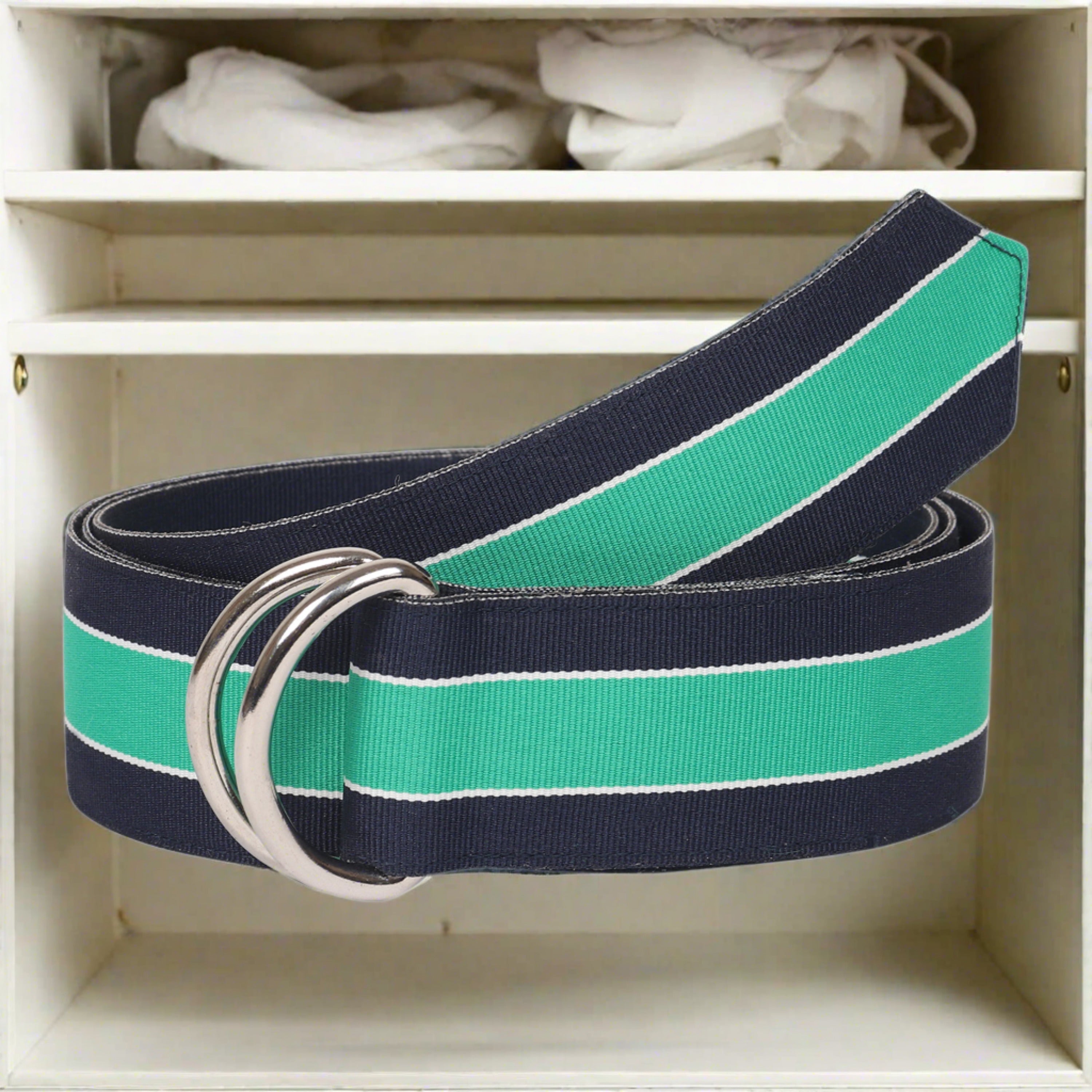 Dyce Grosgrain Ribbon D-Ring Belt