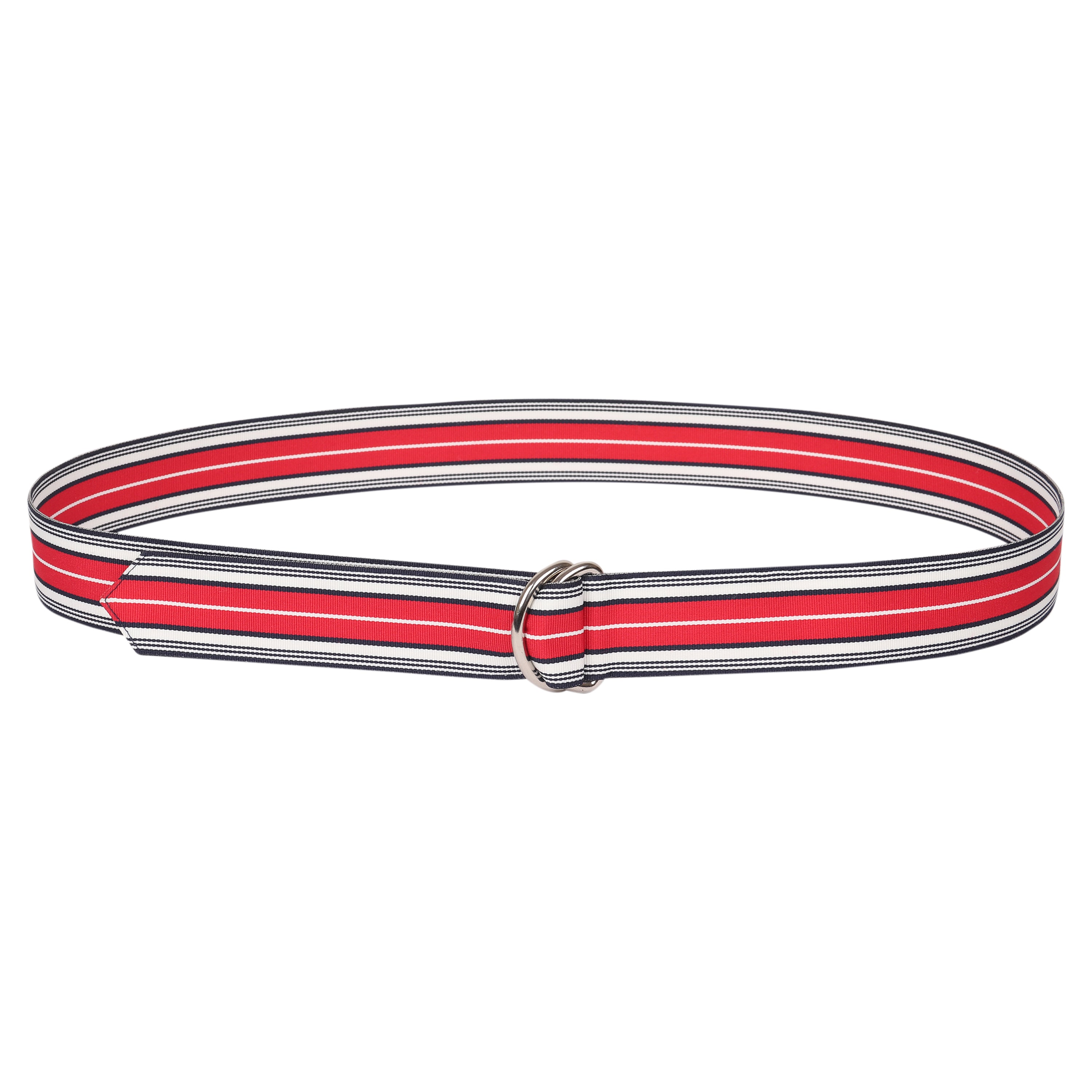 Louis Grosgrain Ribbon D-Ring Belt