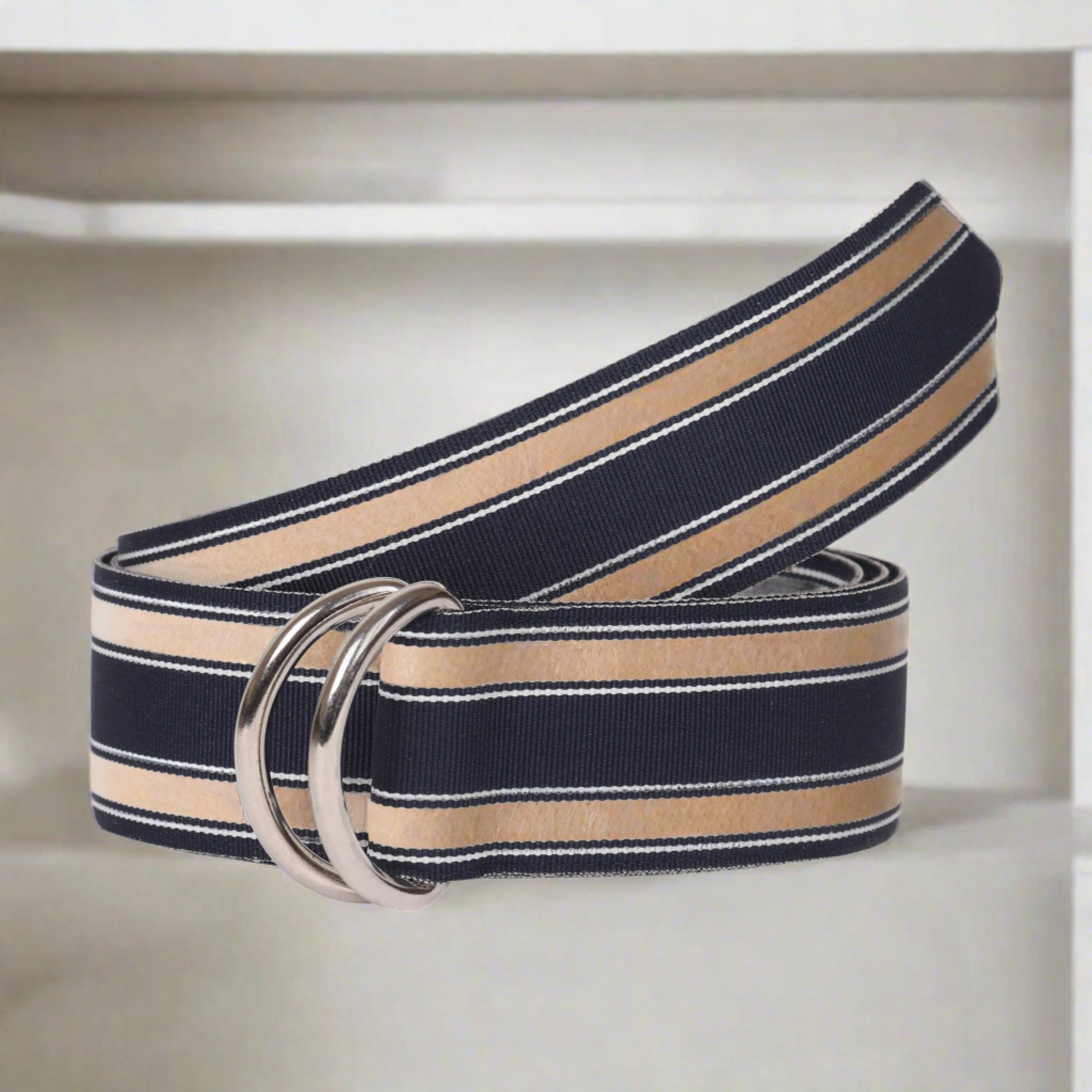 Otis Grosgrain Ribbon D-Ring Belt