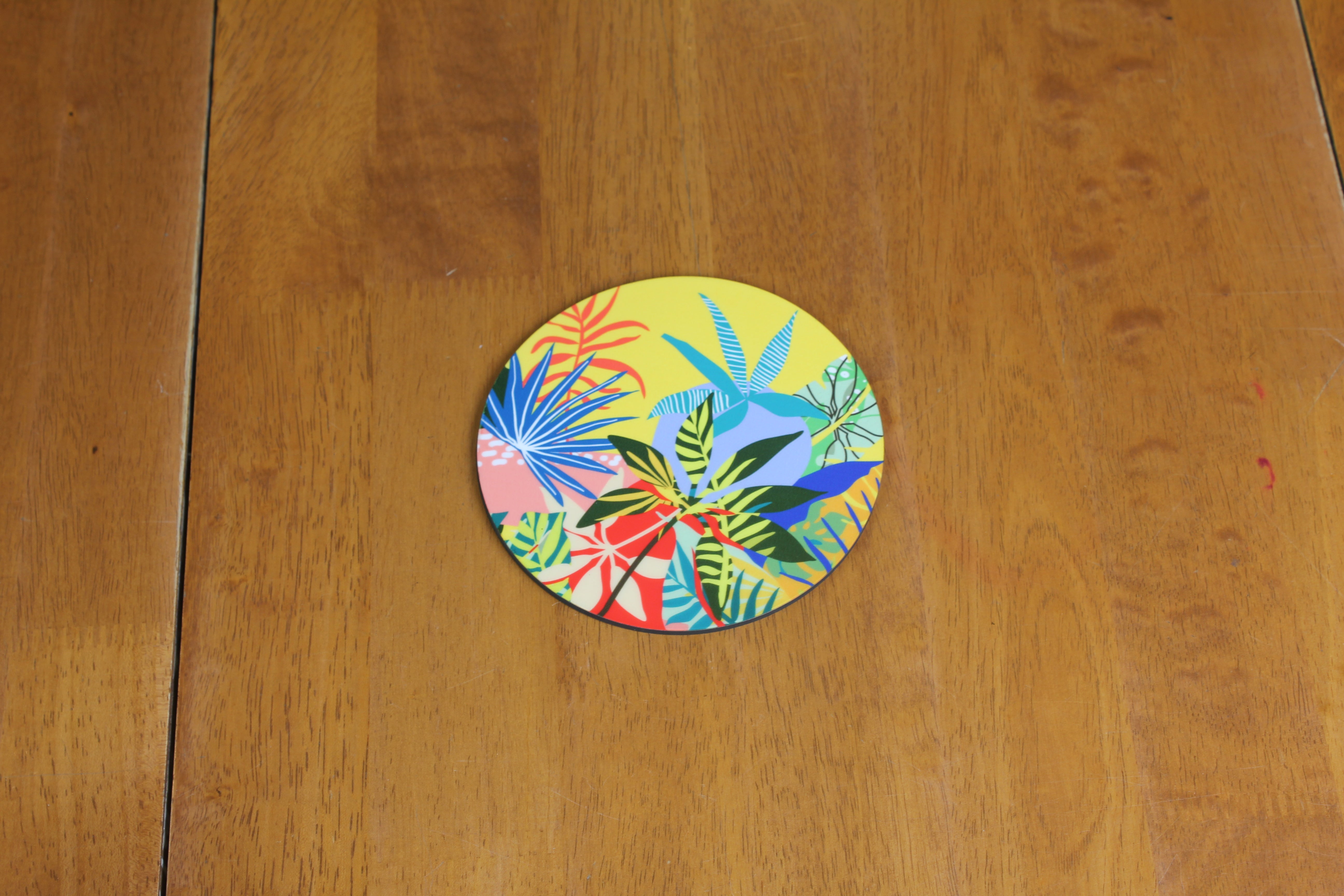 Wooden Coasters - Tropical Ferns