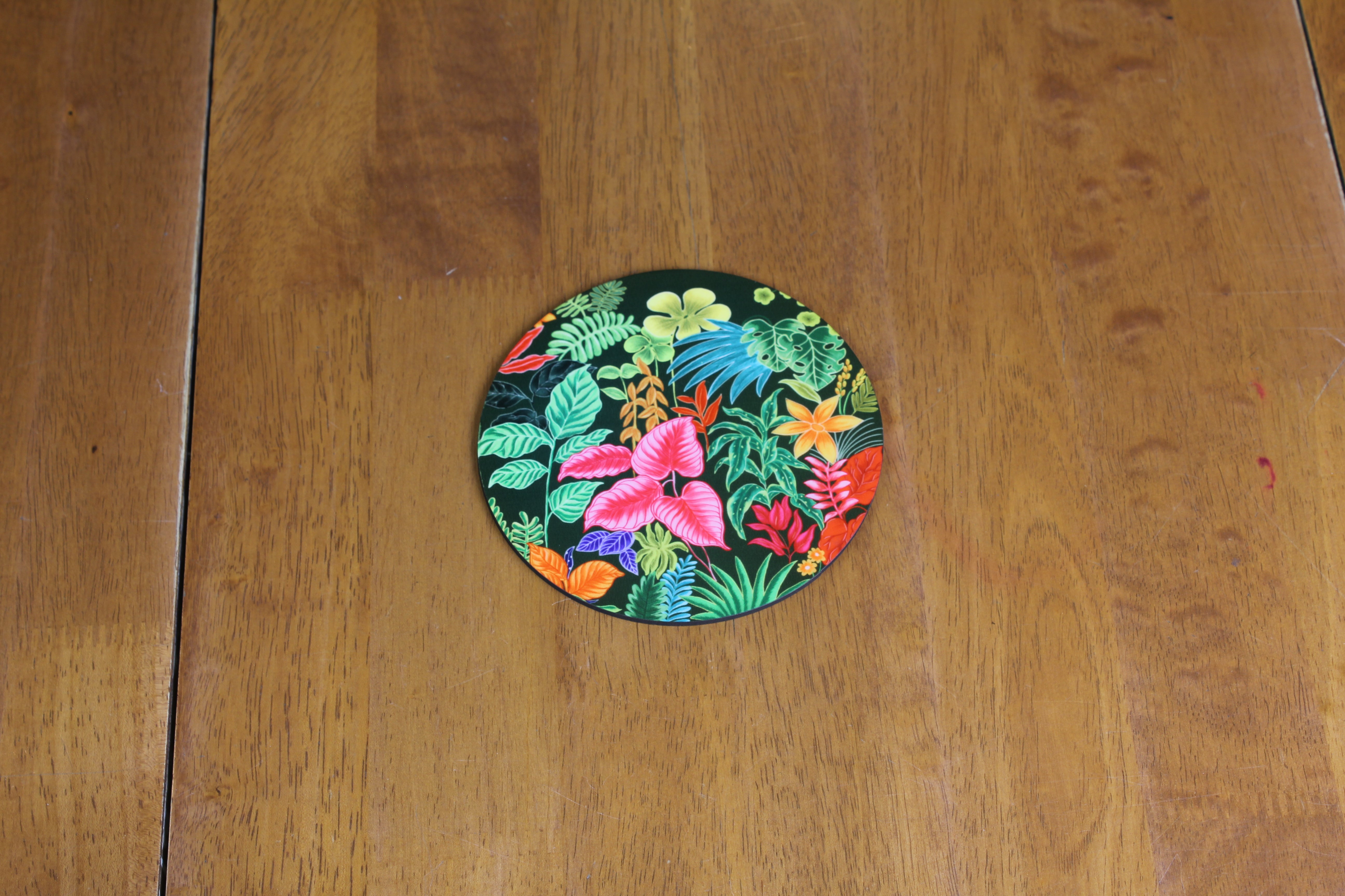 Wooden Coasters - Tropical Flora