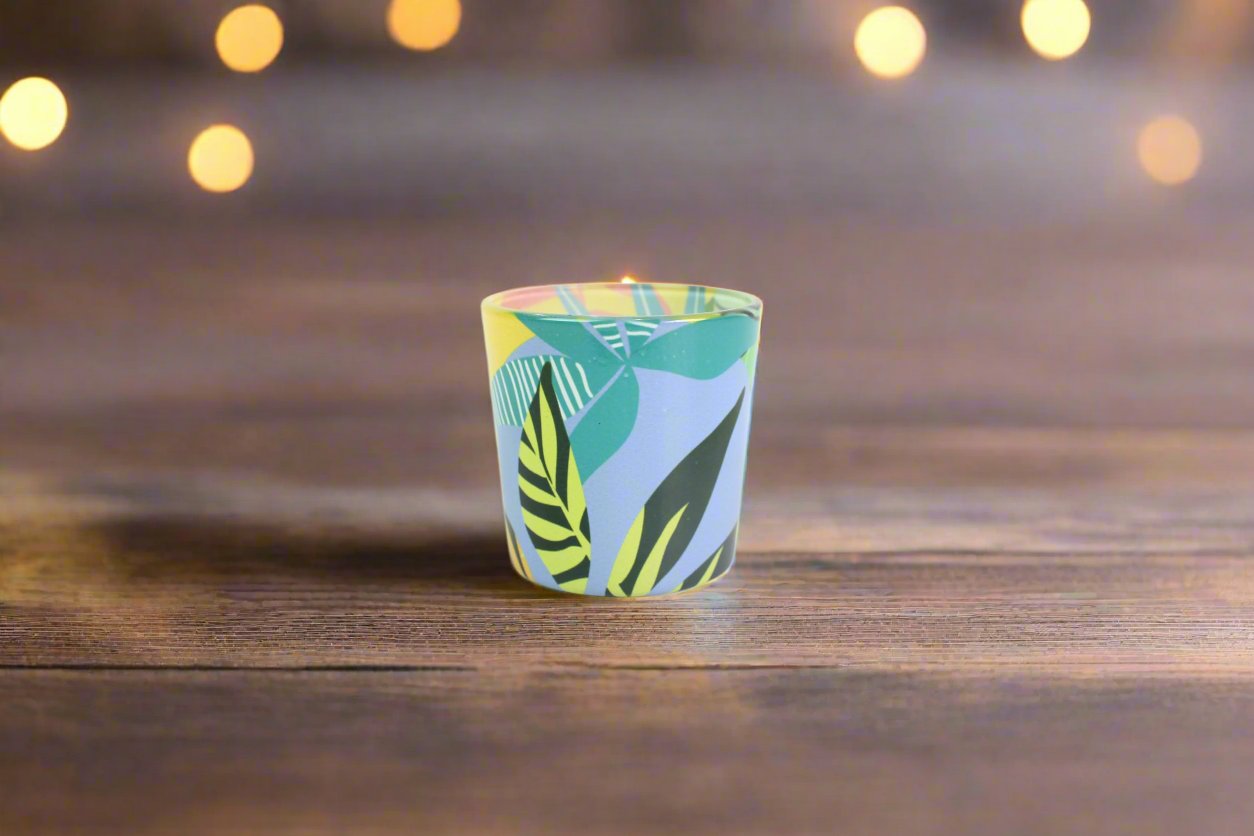 Candle Votives (Set of 2) - TROPICAL FERNS