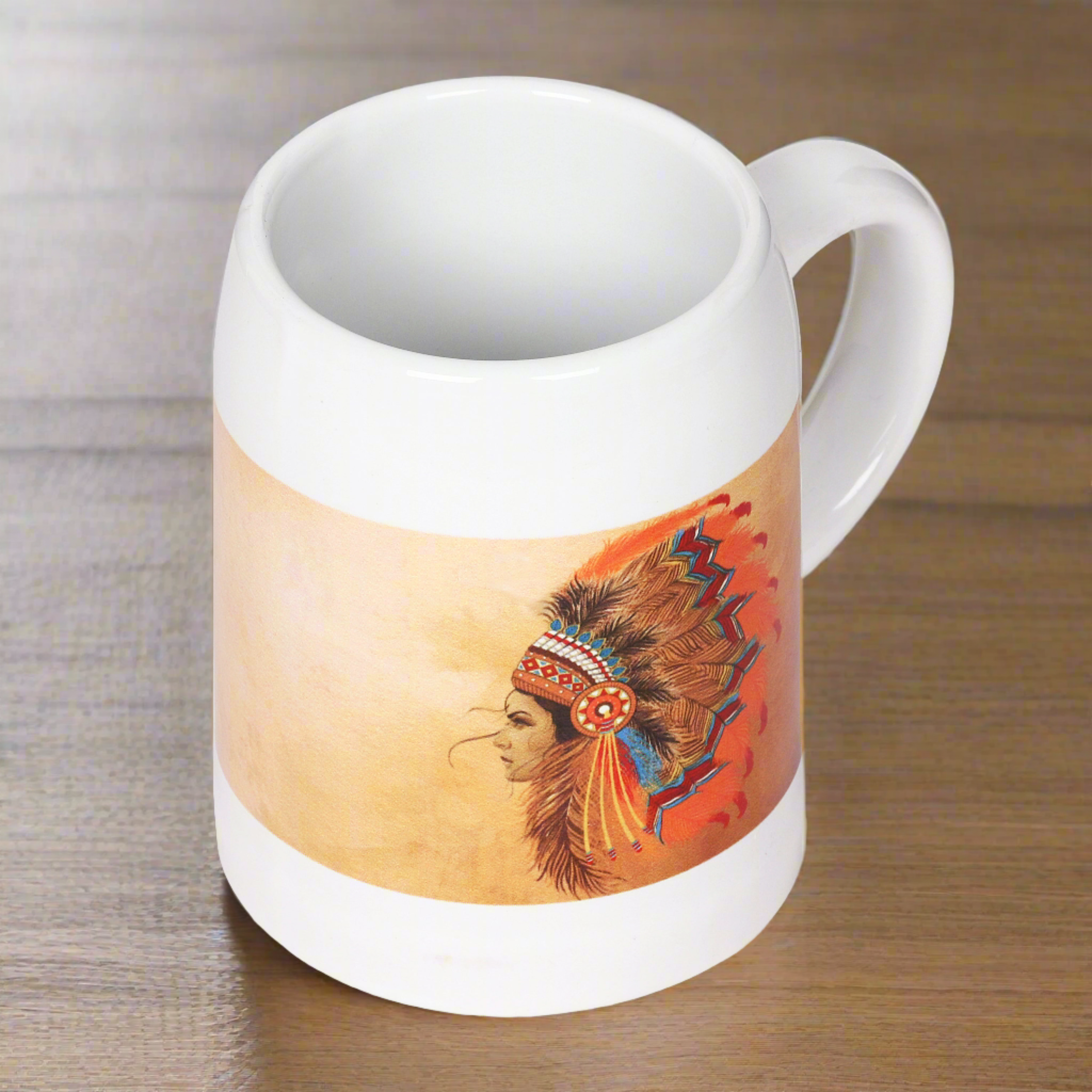 Ceramic beer mug