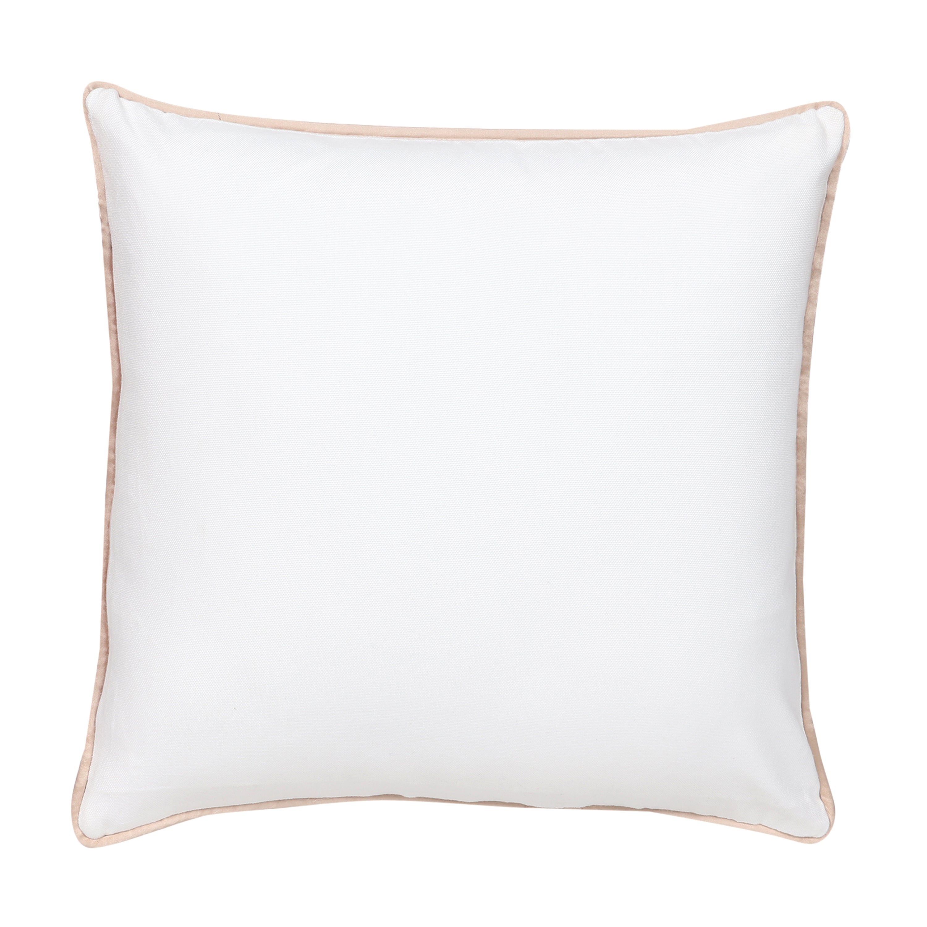 Line Art Embroidered Cushion Cover - Fierce and Fearless