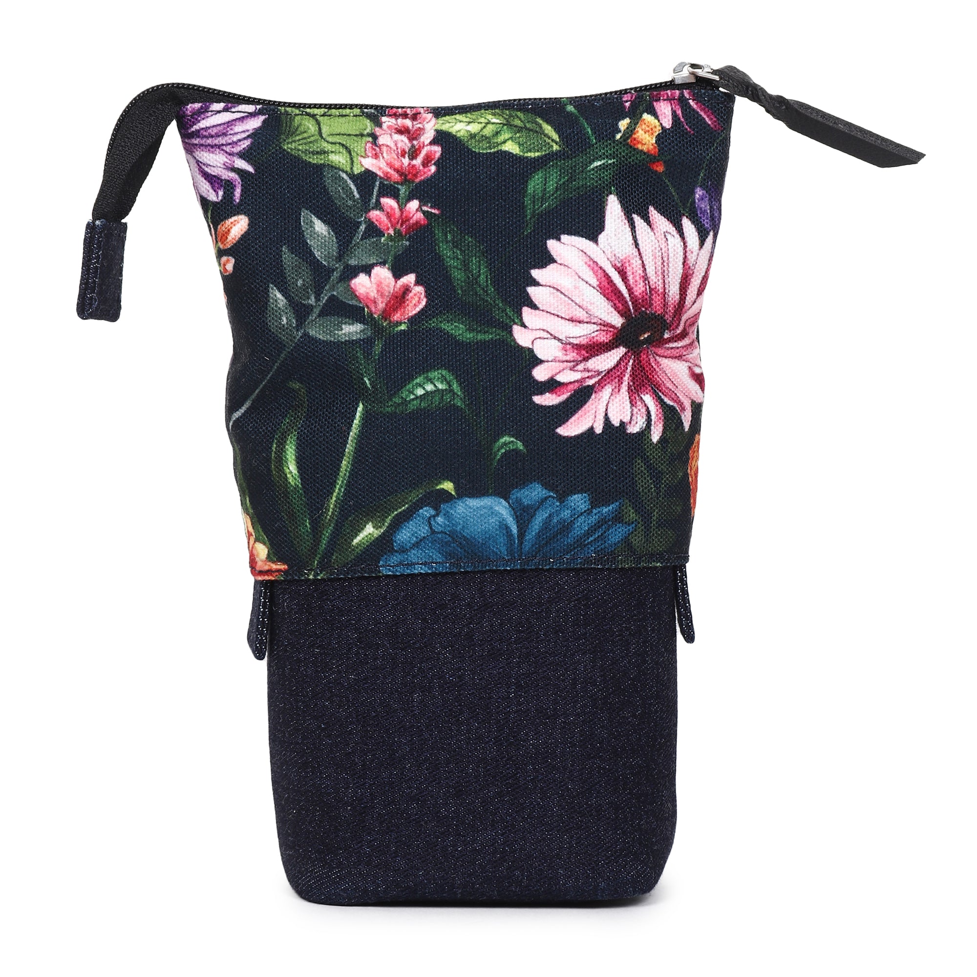Poly Canvas Rexin Printed Retractable/Stationery Pouch