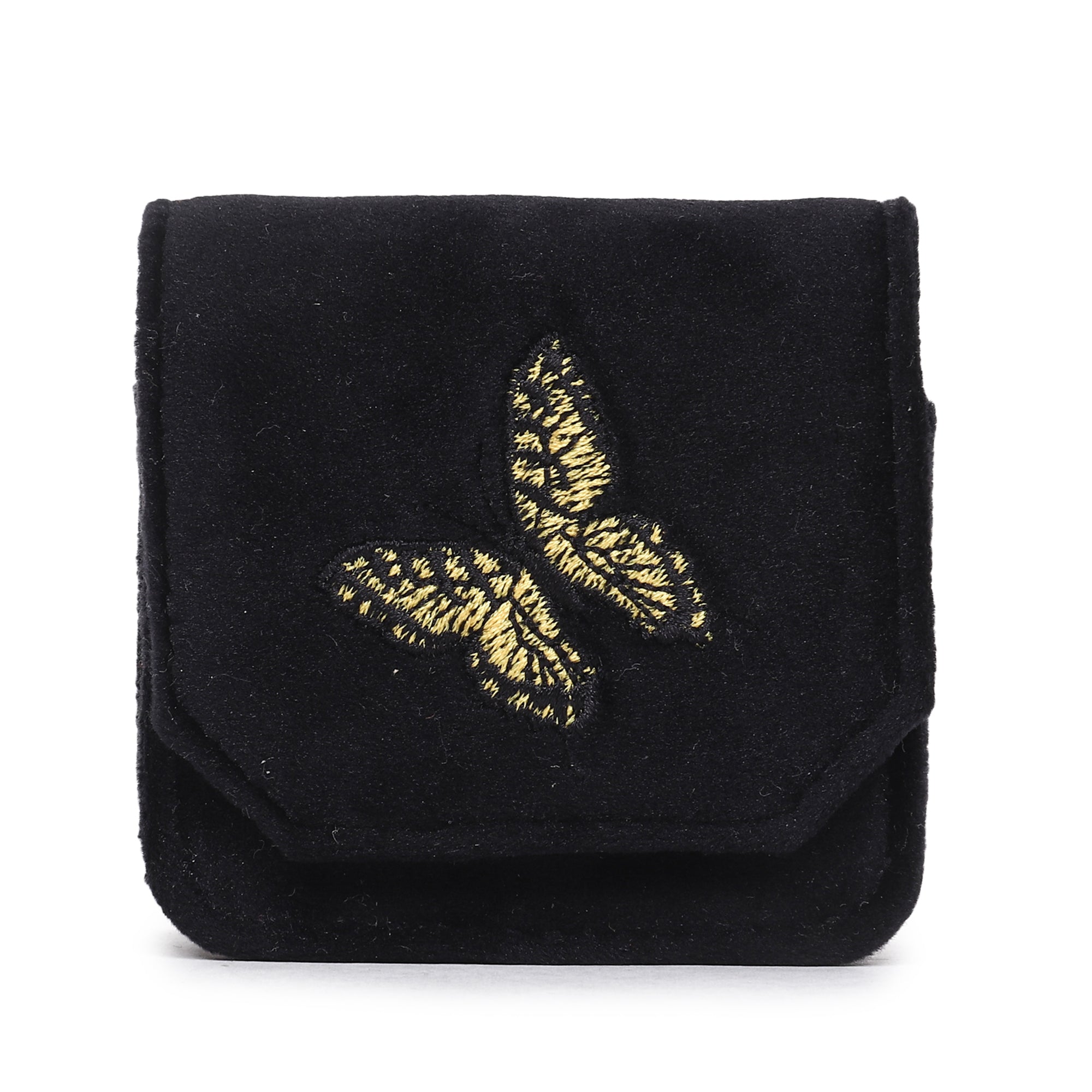 Velvet Butterfly Embroidered Earpod Case