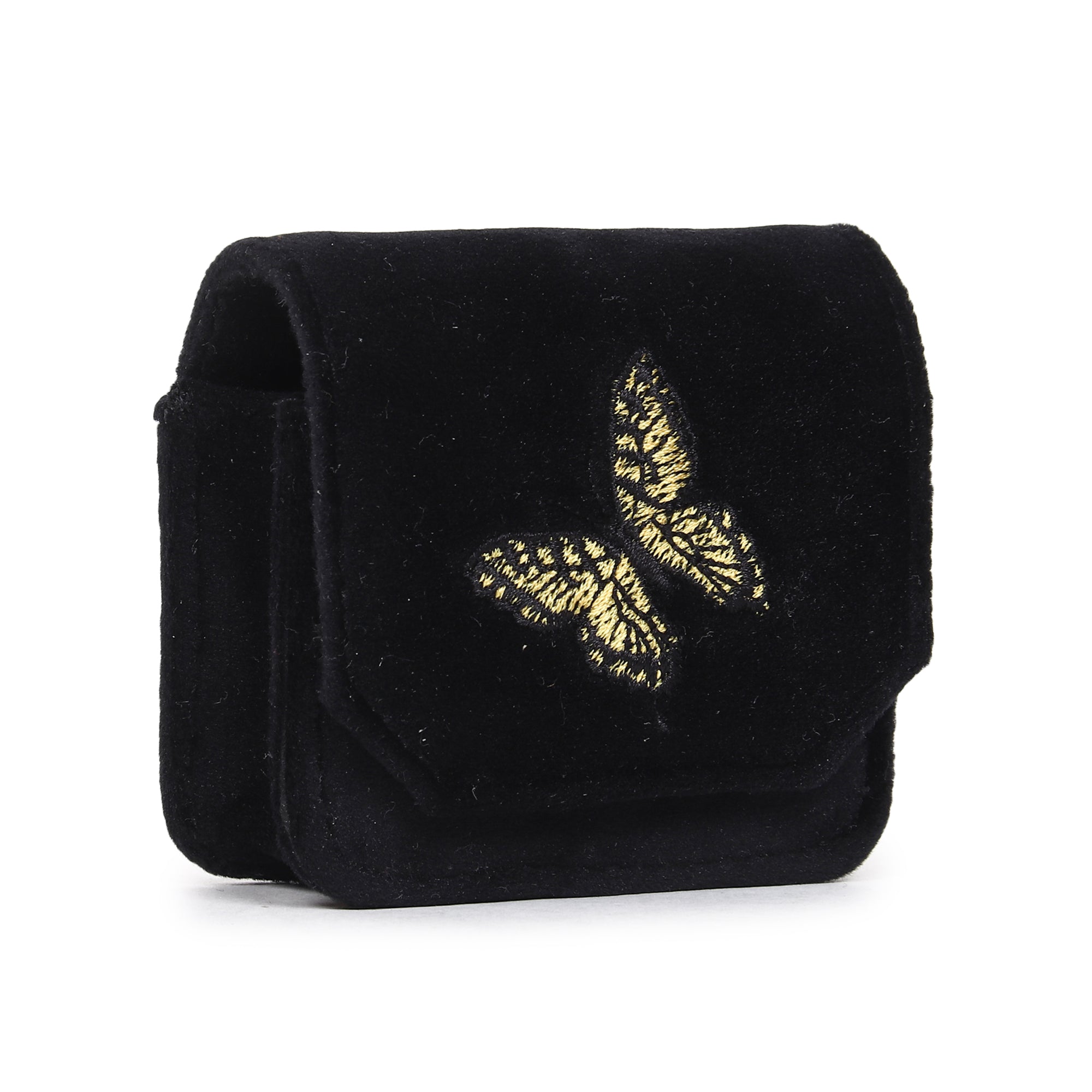 Velvet Butterfly Embroidered Earpod Case