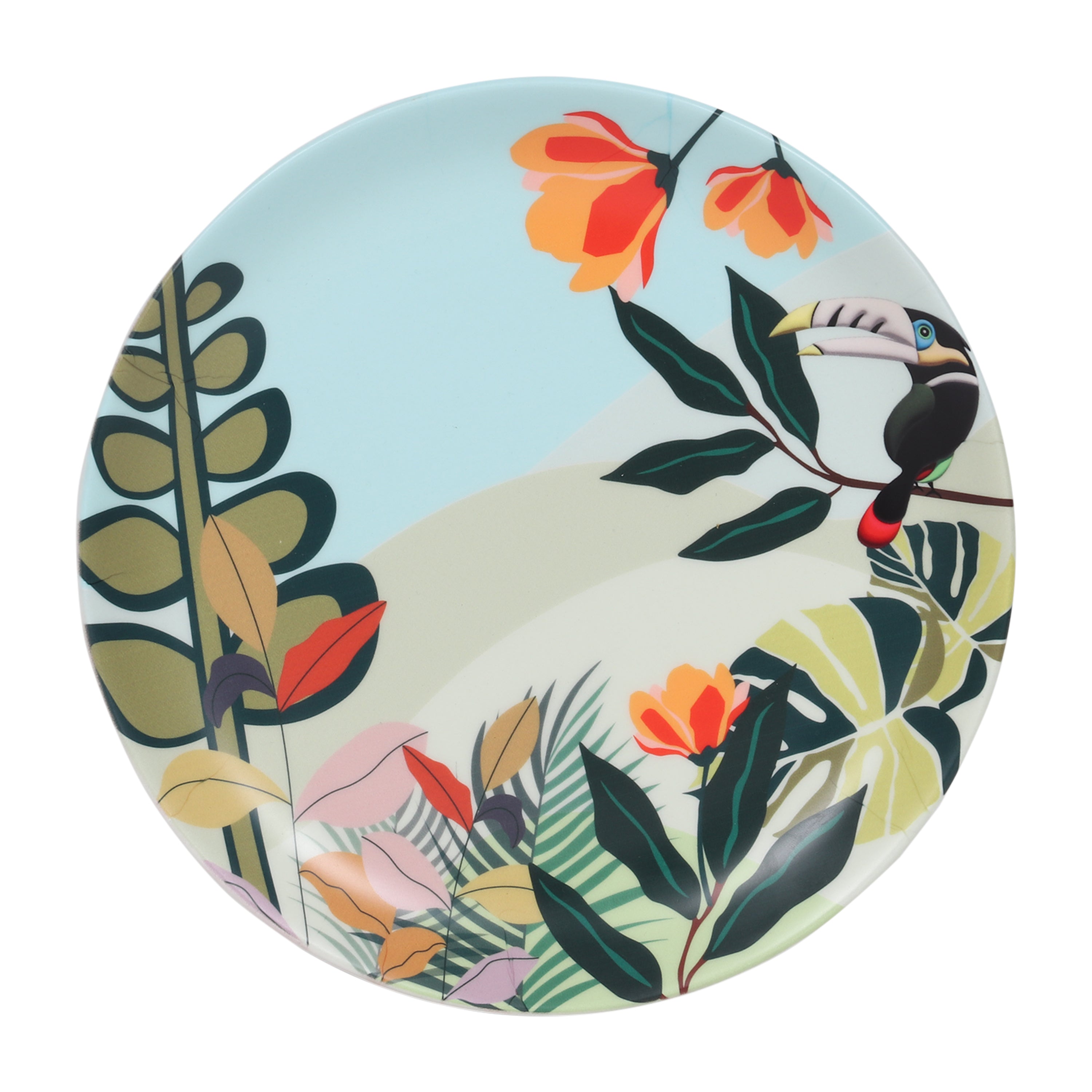 Decorative Wall Plate -Tropical Island