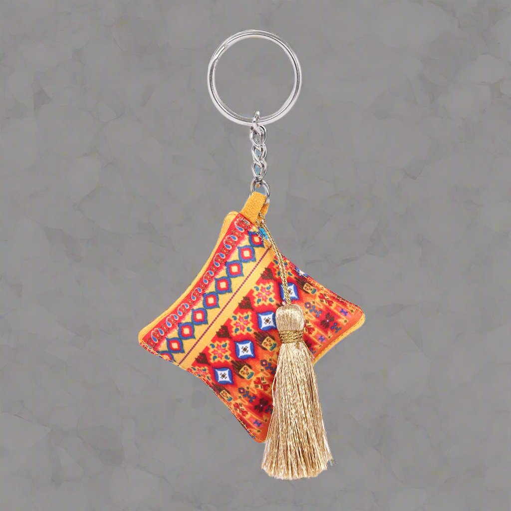 Cushion Keychain - Ikat